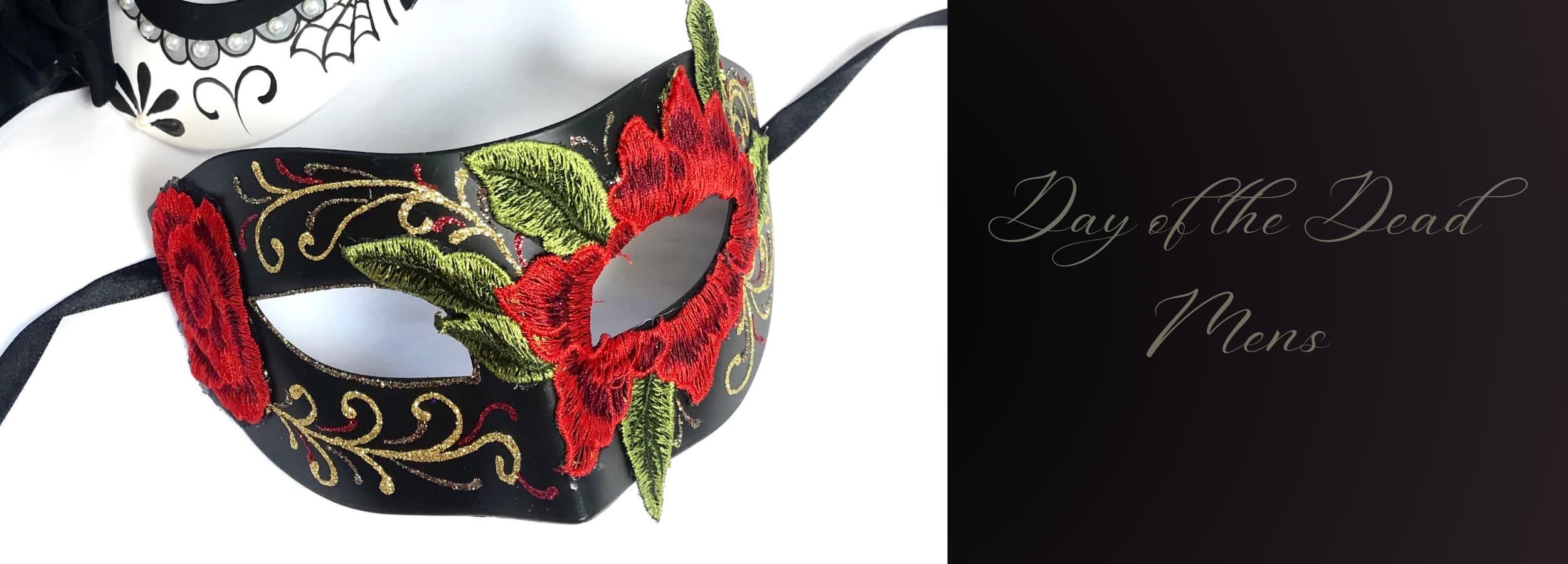 Men's Day of the Dead Masks Masquerade Store