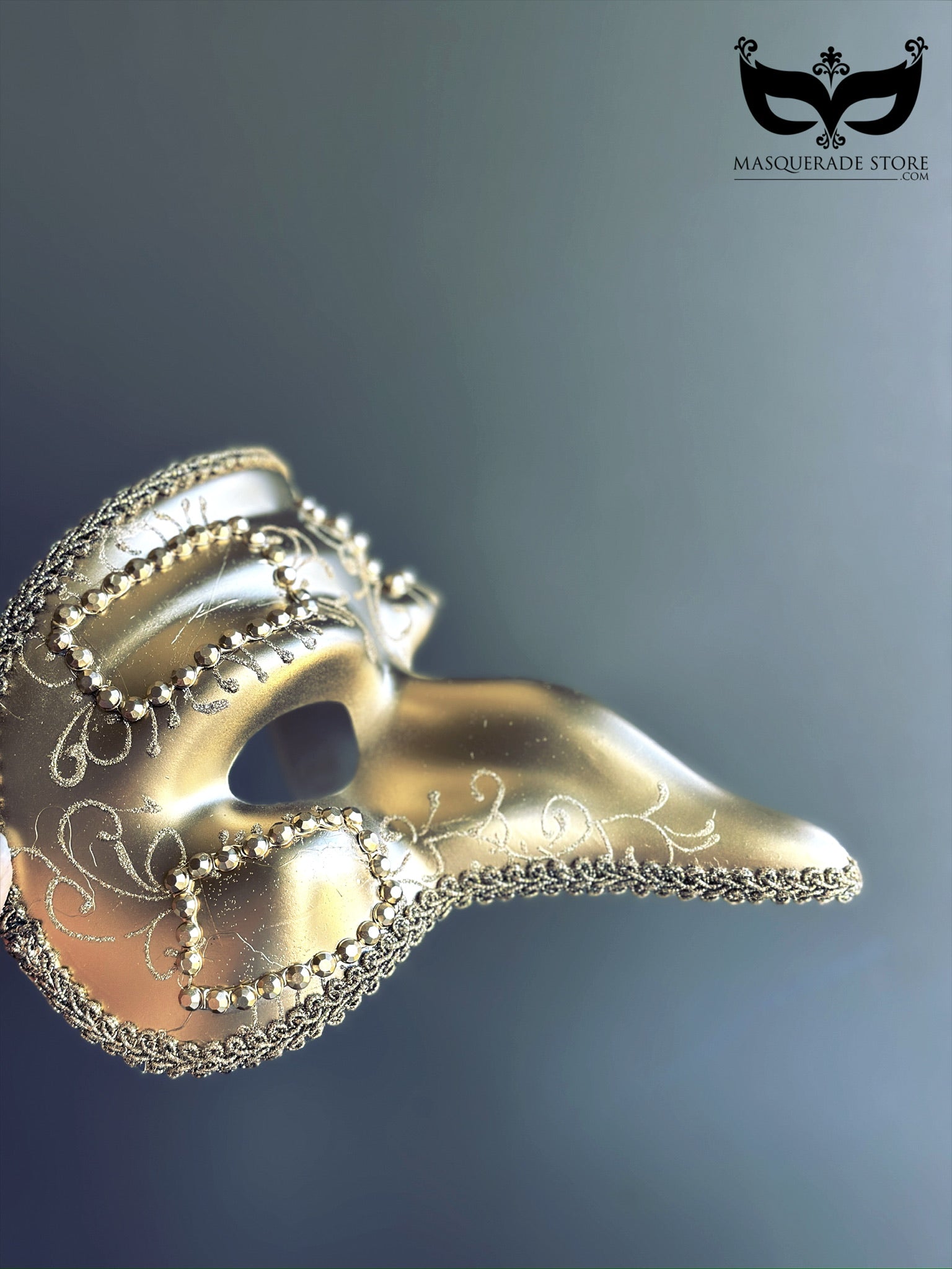 Golden Plague Wings - Mens Gold Plague Mask