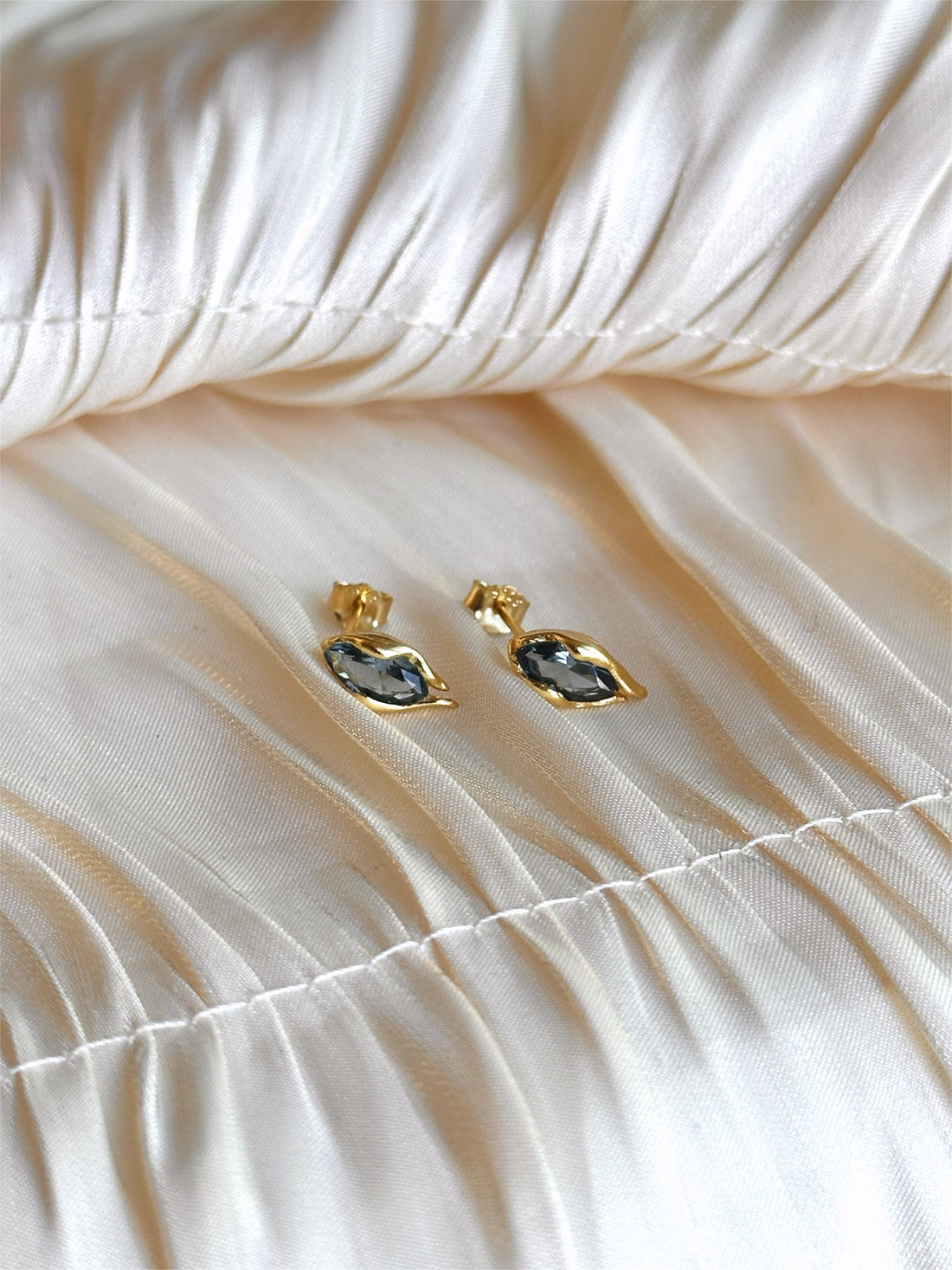 Midnight Marquise Stud Earrings