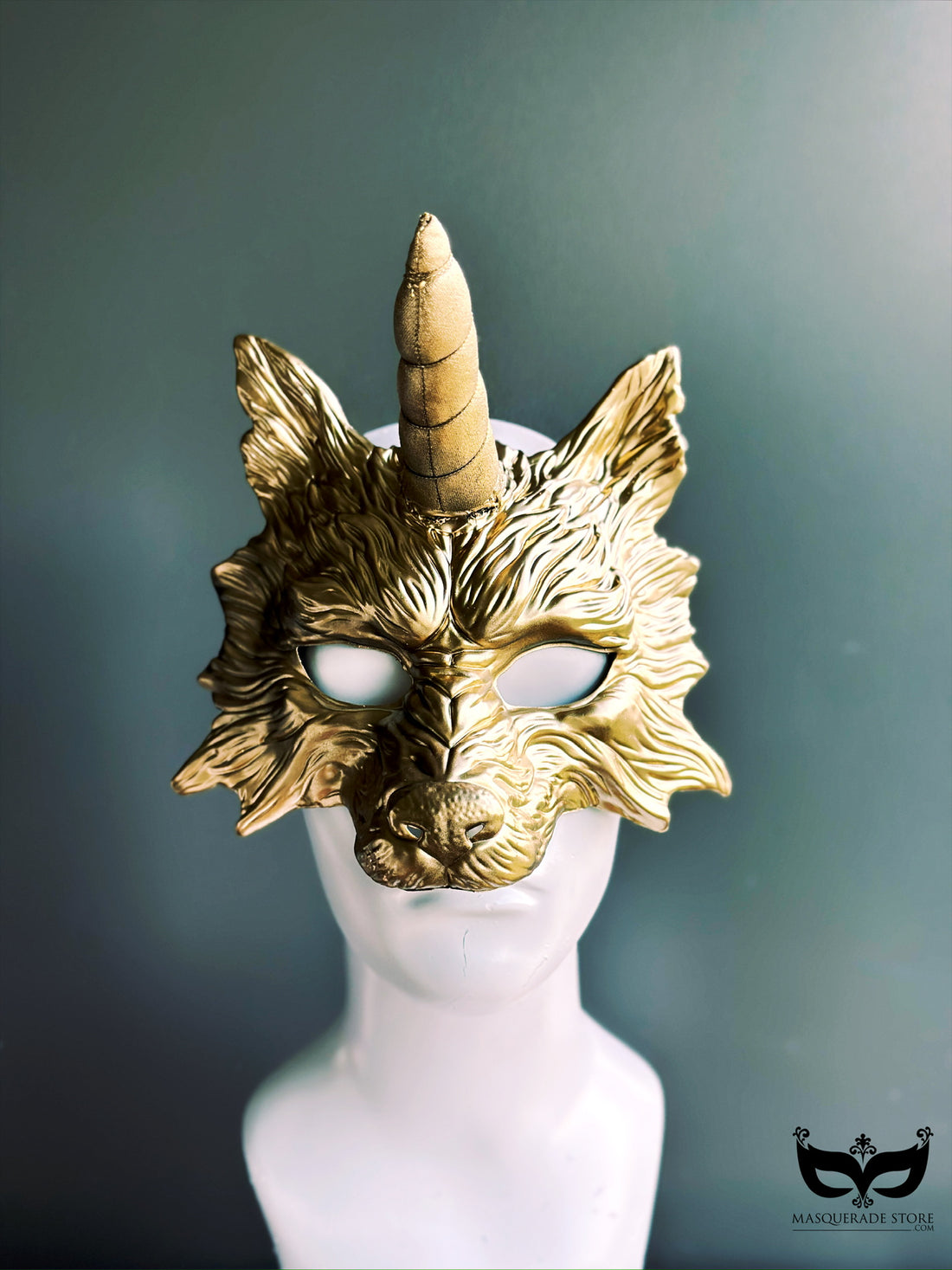 Gold Wolficorn Mask