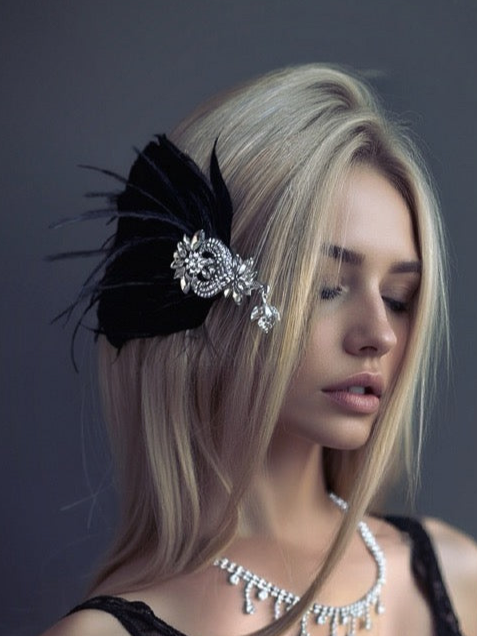 Eleanor Luxe- Black Feathers