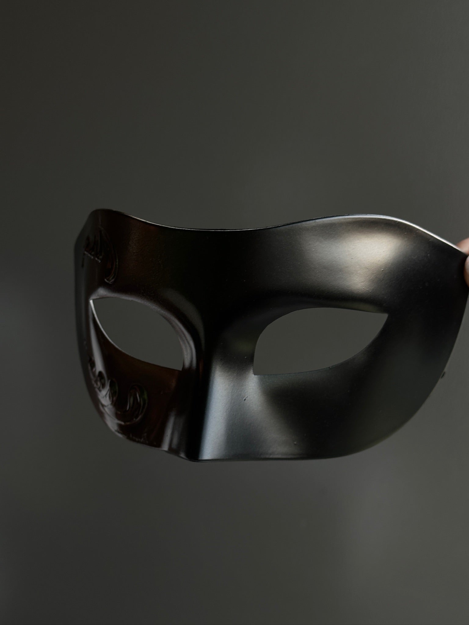 Green Black Venetian Masquerade Mask for Men