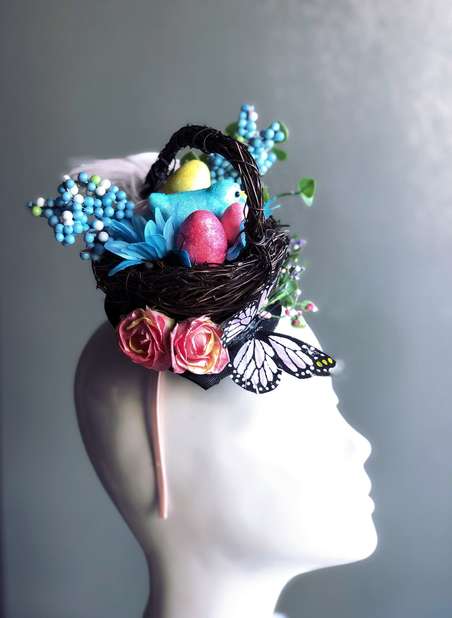 Easter Fascinator - The basket Nest