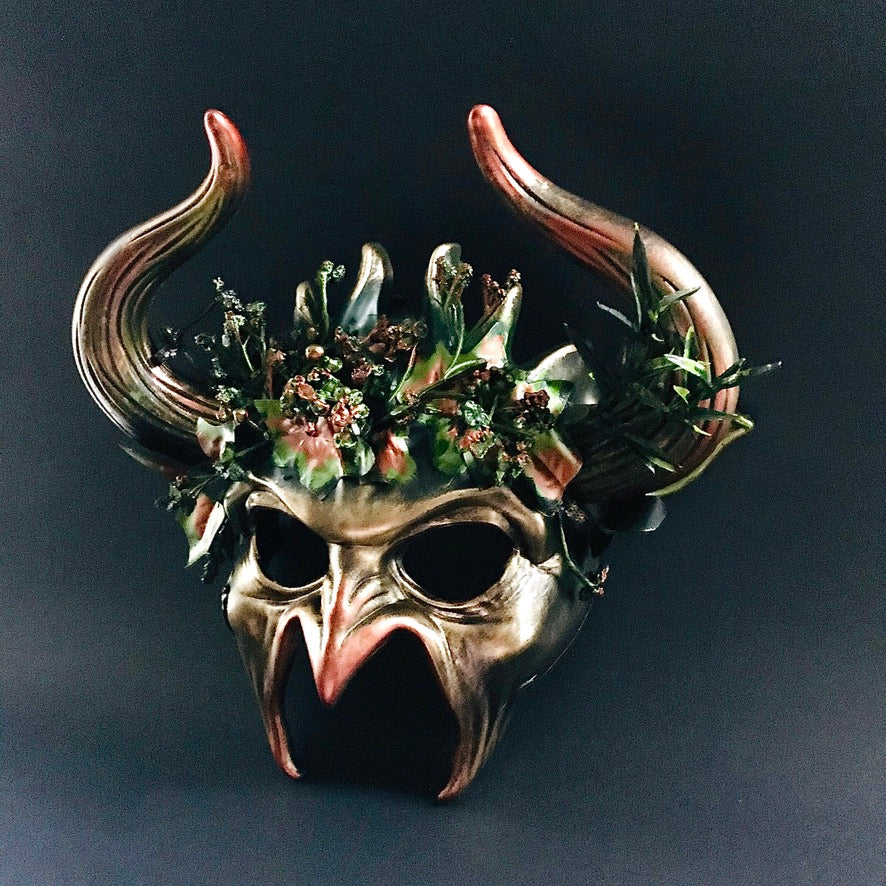 Horned Warlock - Mens Mask