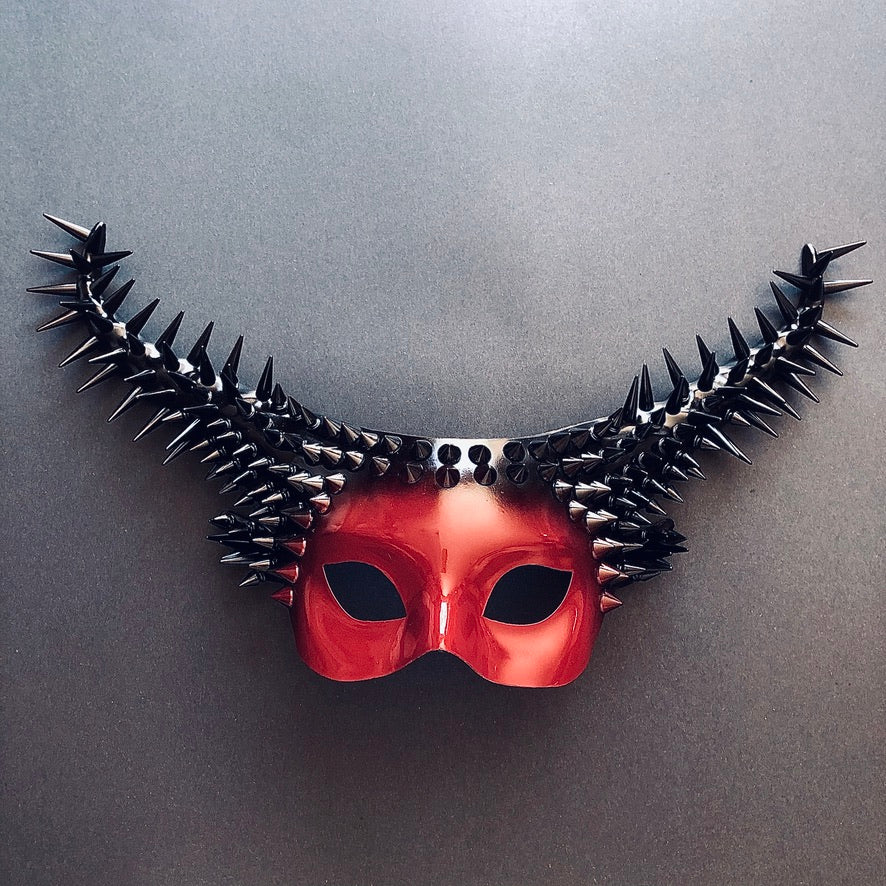 Spiked Wolf Couples Masks