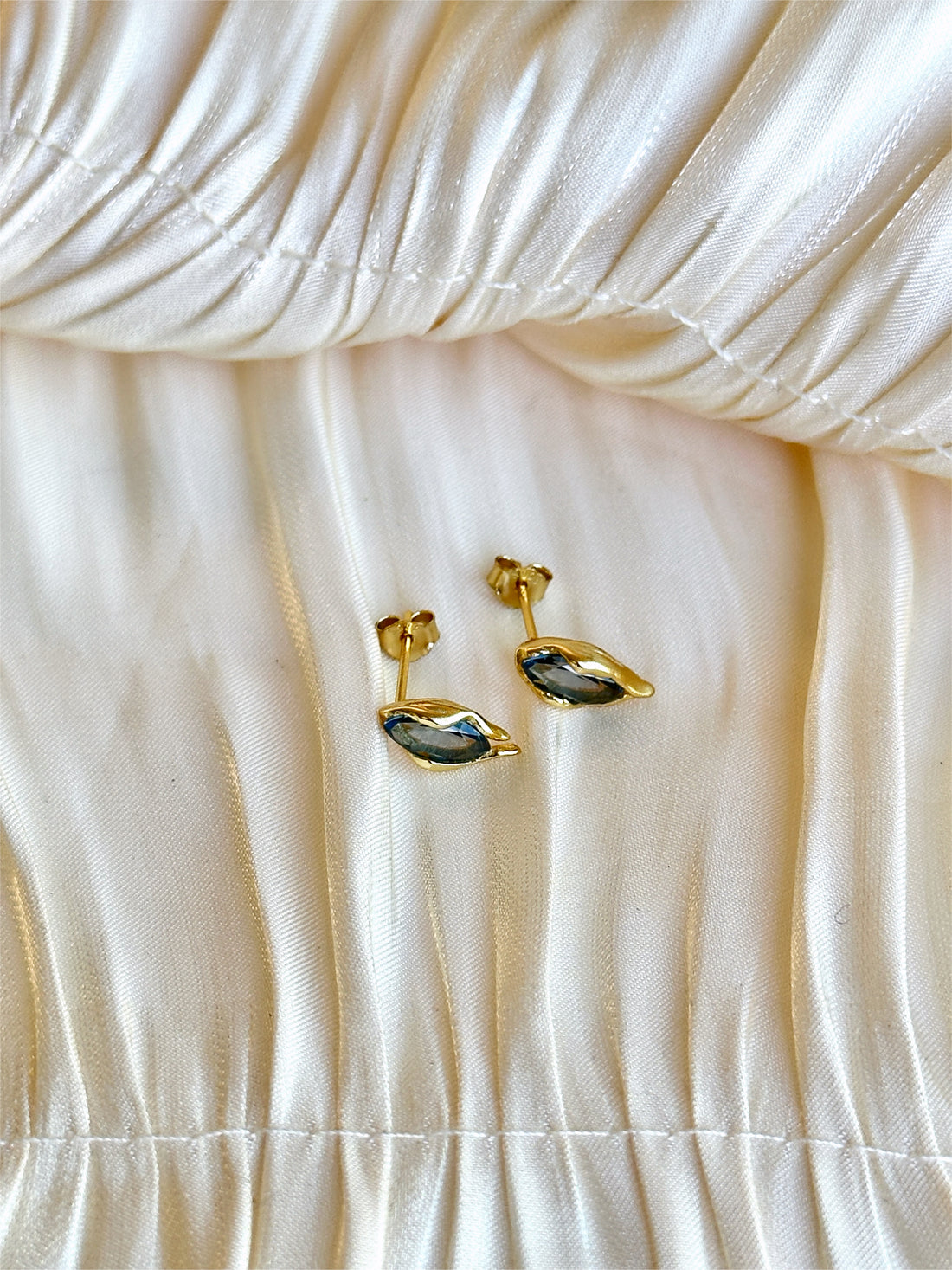 Midnight Marquise Stud Earrings