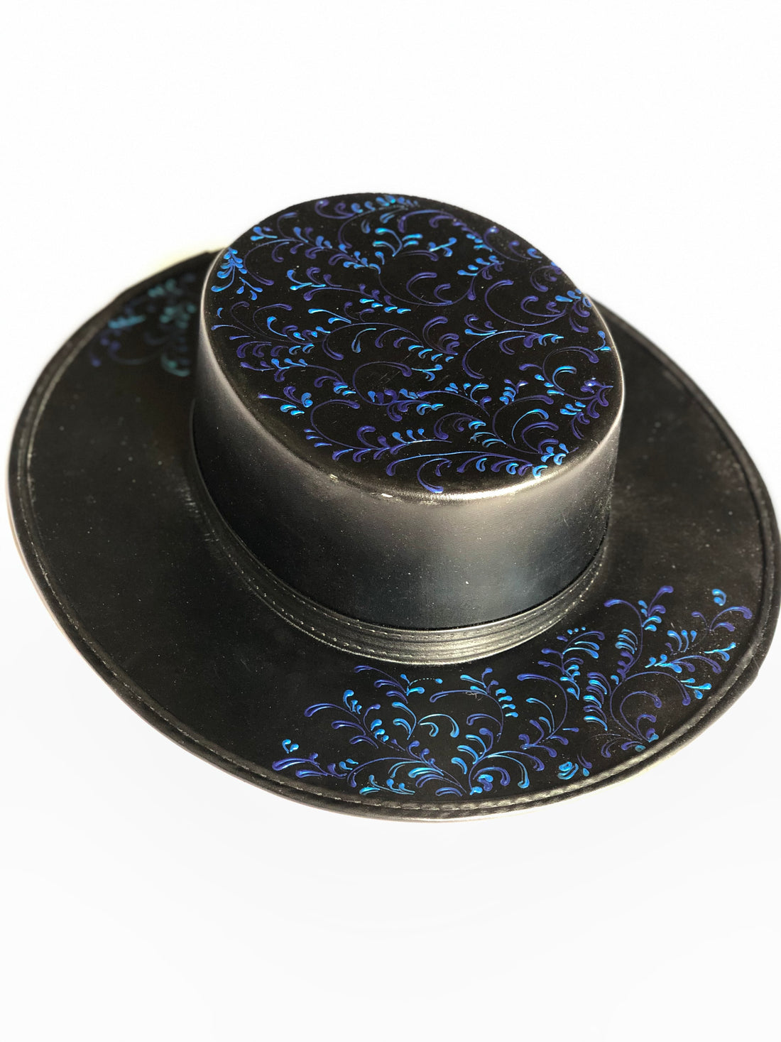 Plague Mask/Hat - Black Blue