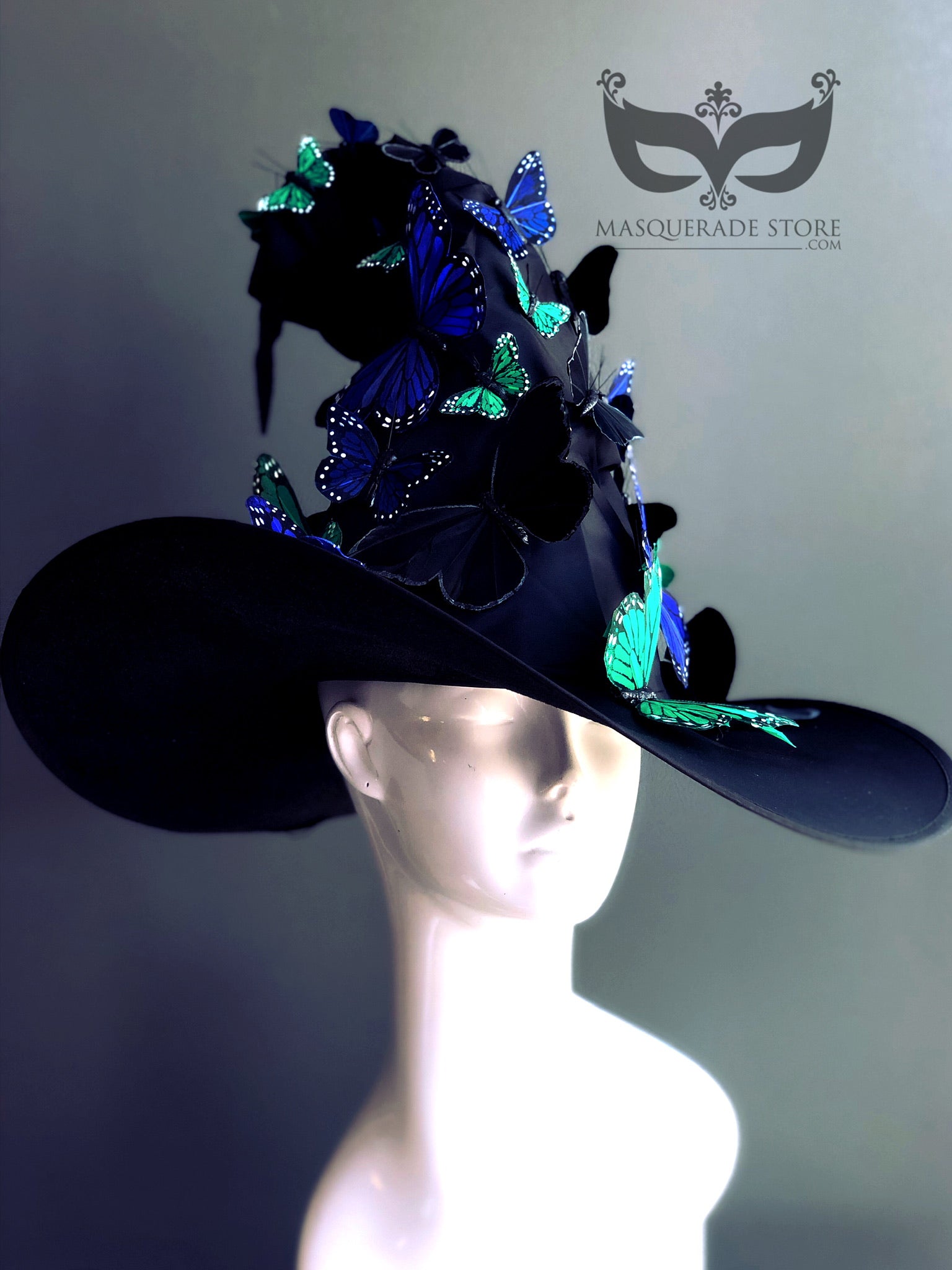 Signature Witch Hat - Blue and Green