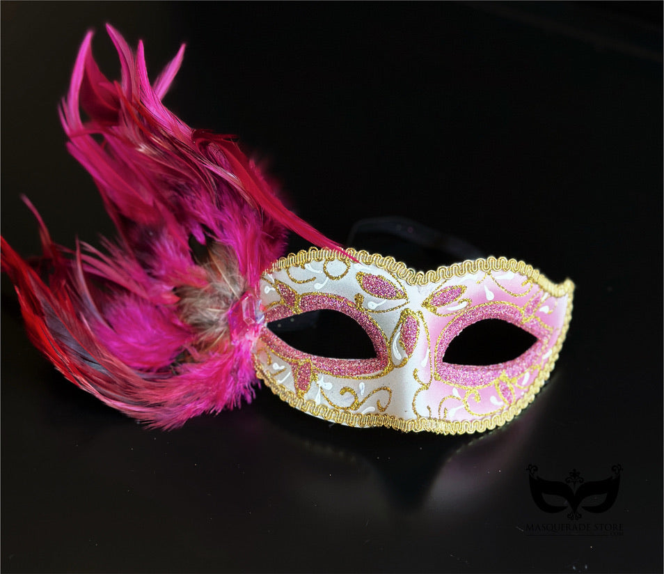 Bulk Masks - Venetian Feather Elegance Collection