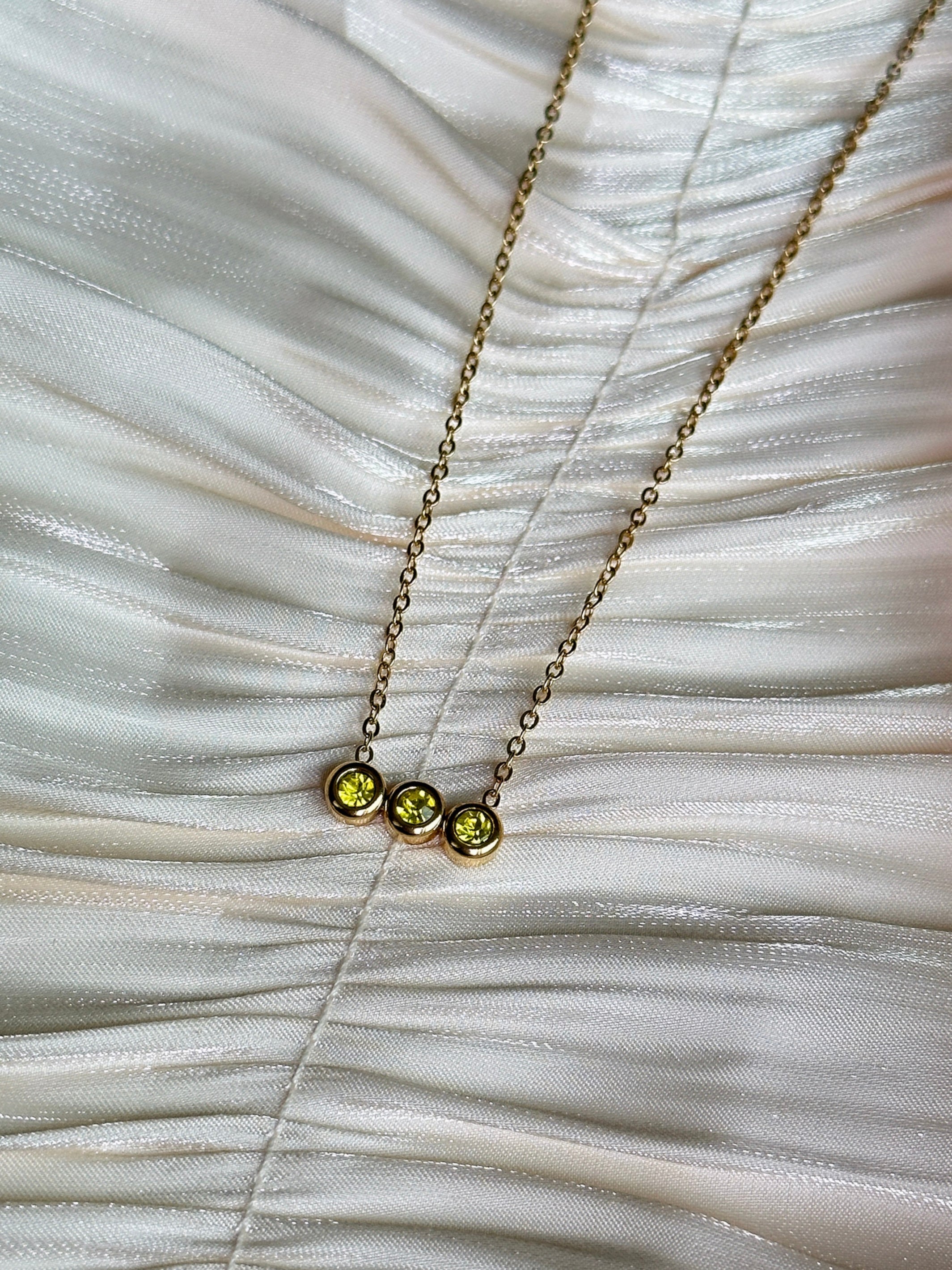 Amara - Necklace (Yellow)