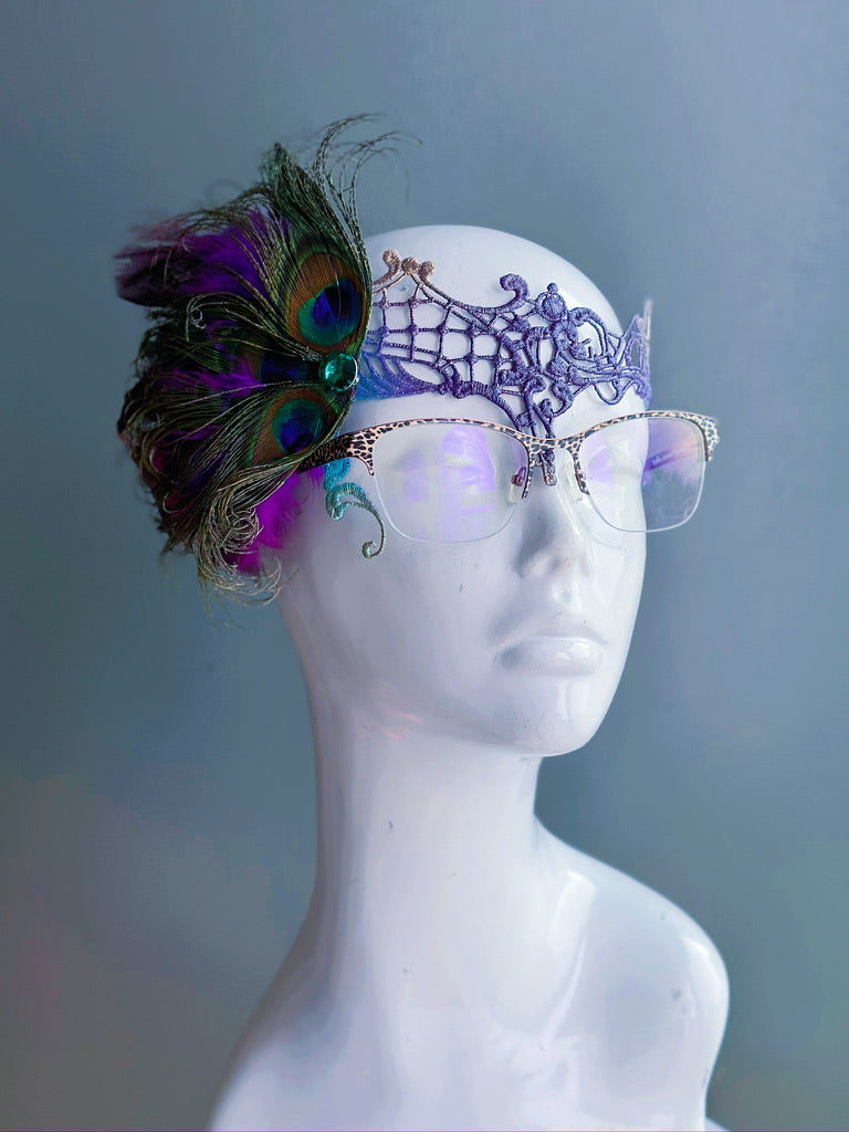 Eyeglass Mask - Purple Shades