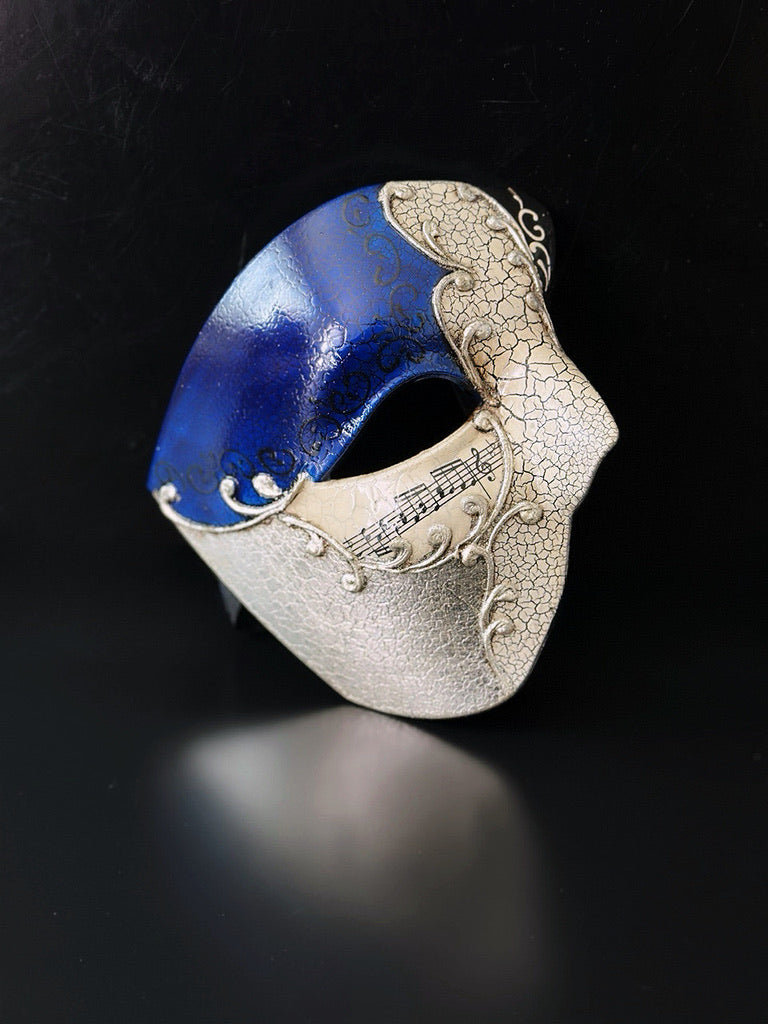 Sonata Nocturne - Blue & Silver Phantom Mask