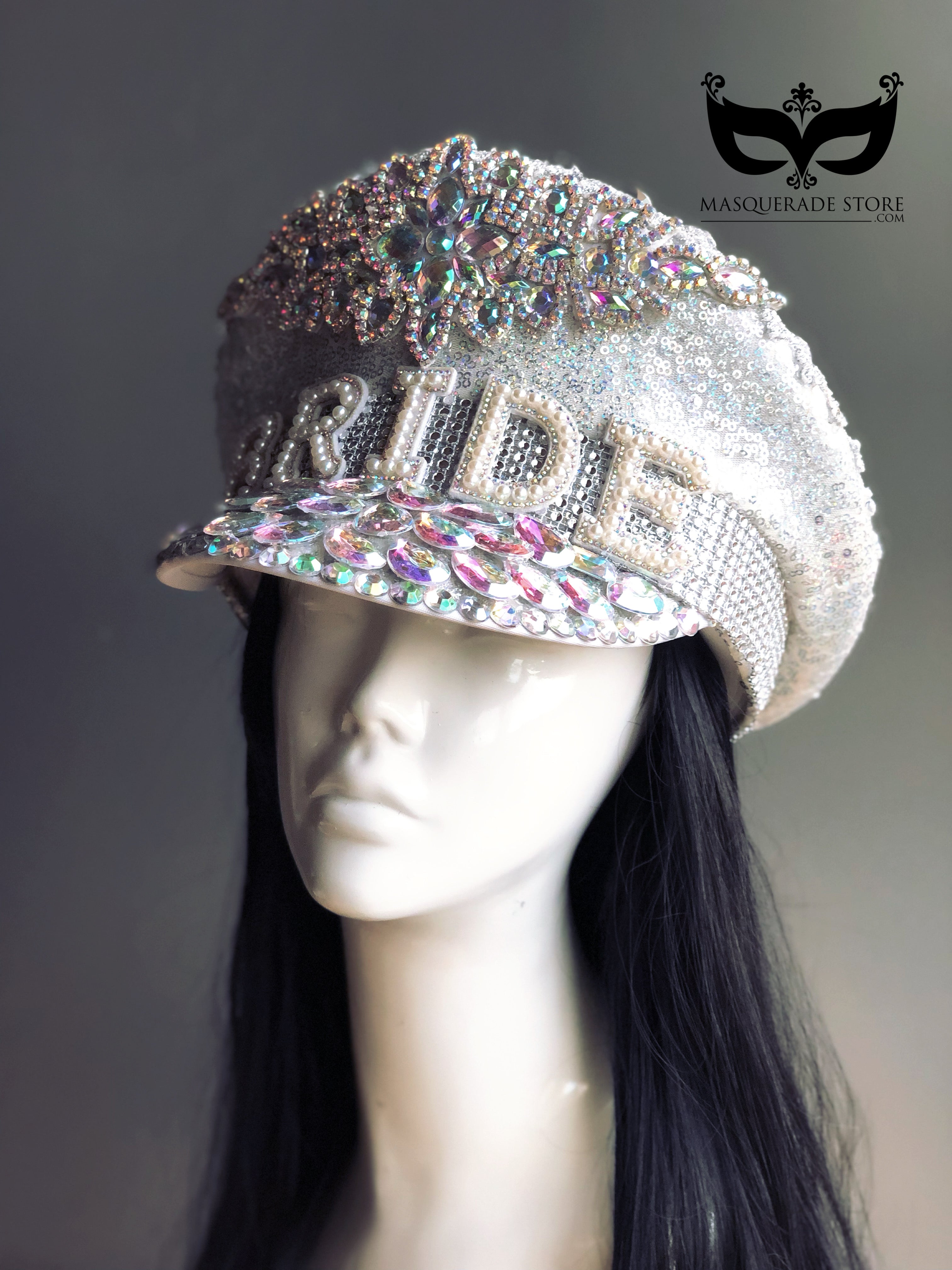 Captain Hat - Iridescent Bride