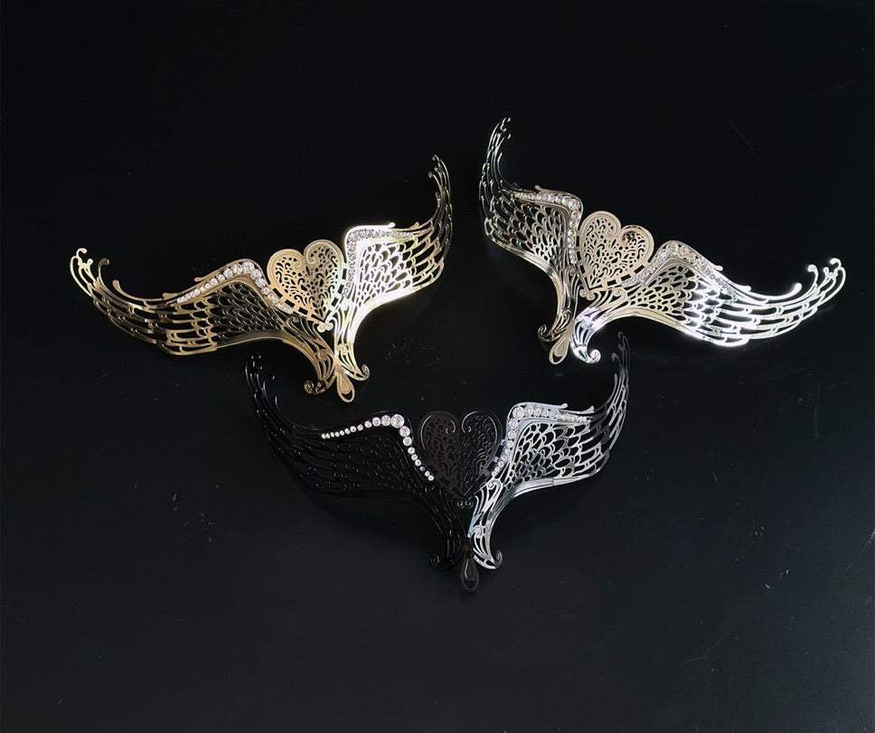 Angel Wing Mask - Gold