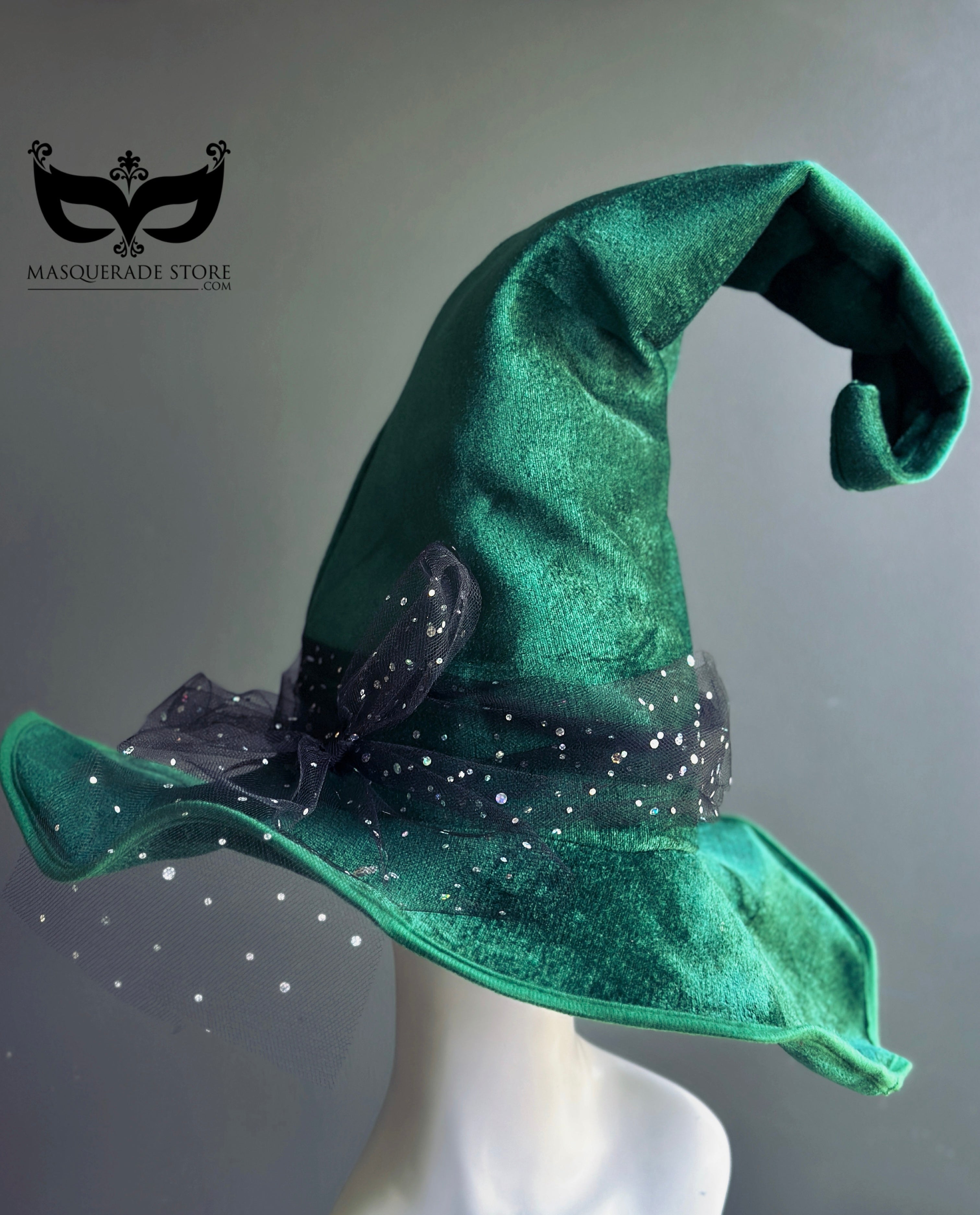 Enchanted Starlight Witch Hat - Green
