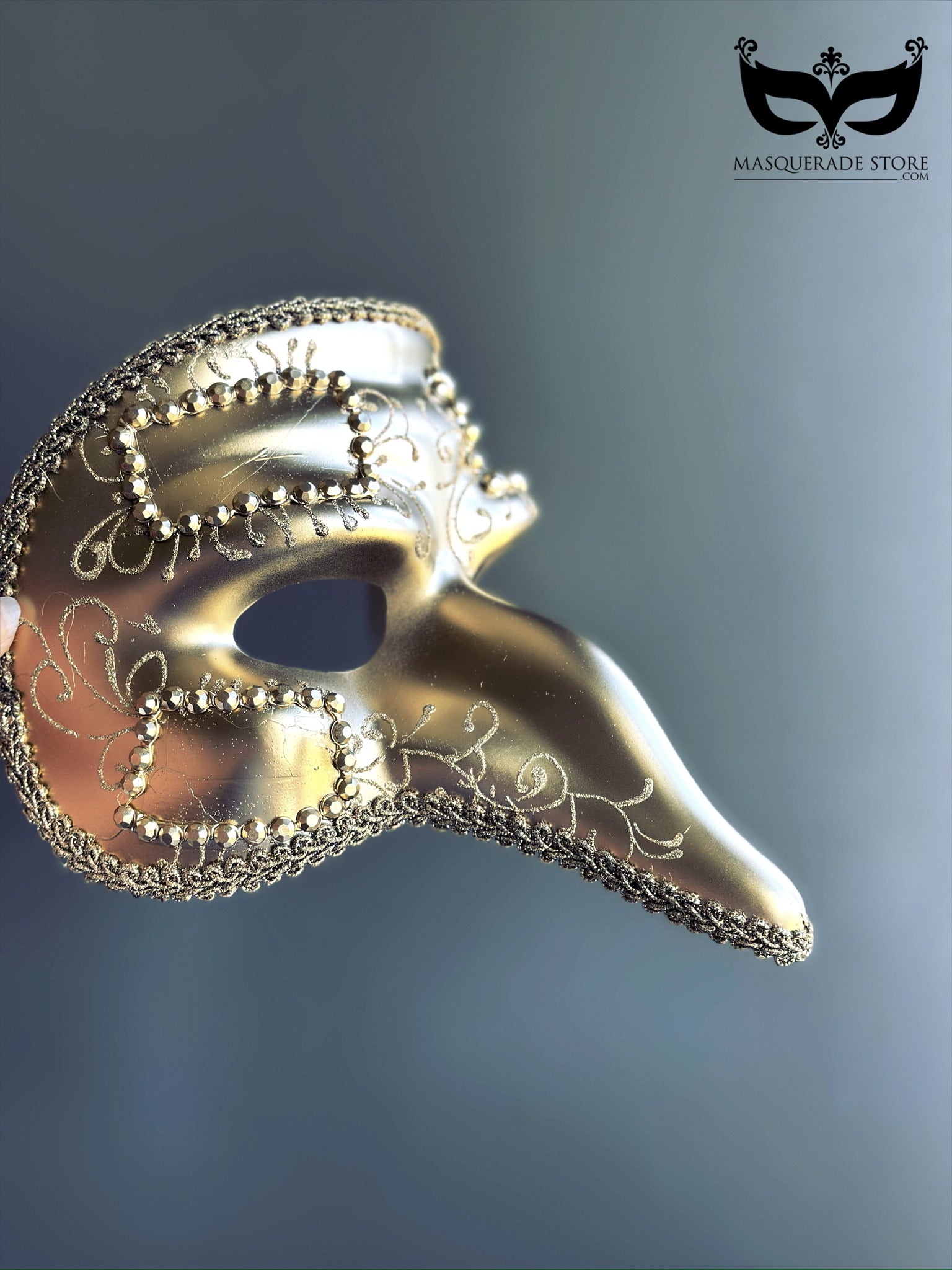 Golden Plague Wings - Mens Gold Plague Mask