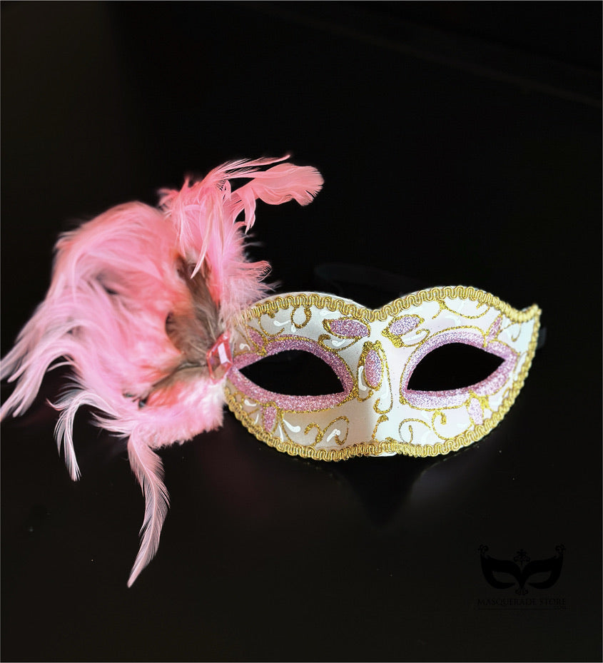 Bulk Masks - Venetian Feather Elegance Collection