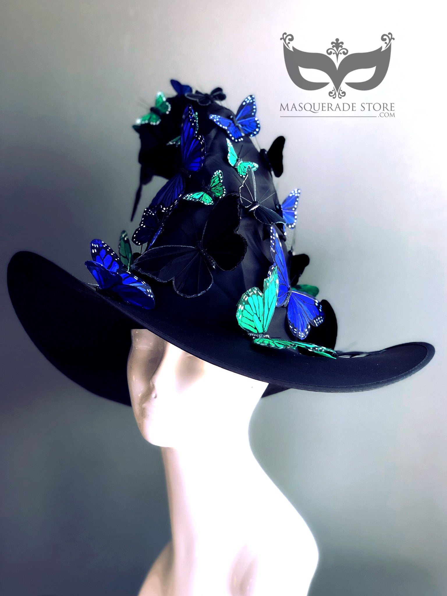 Signature Witch Hat - Blue and Green