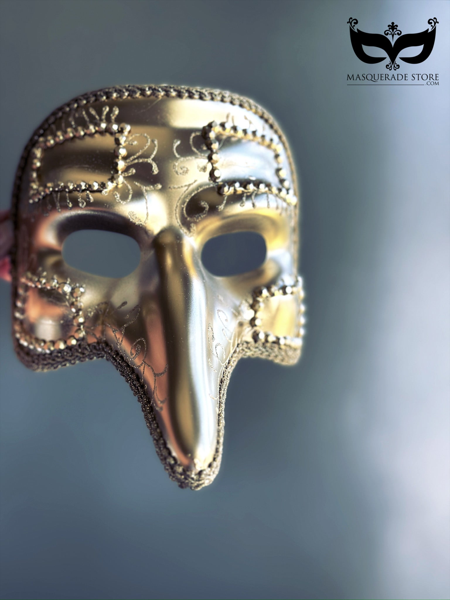 Golden Plague Wings - Mens Gold Plague Mask