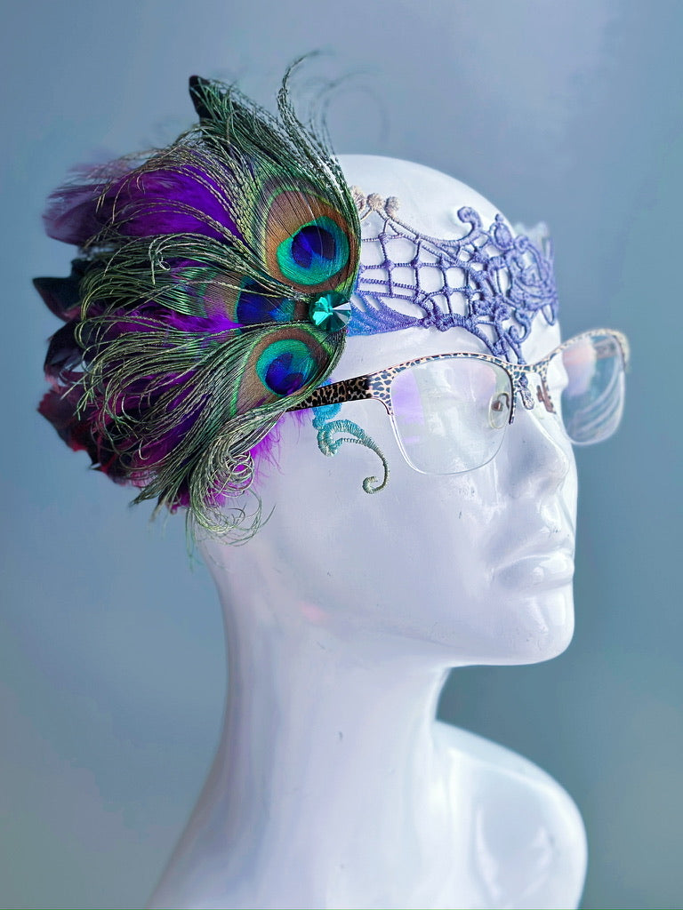 Eyeglass Mask - Purple Shades