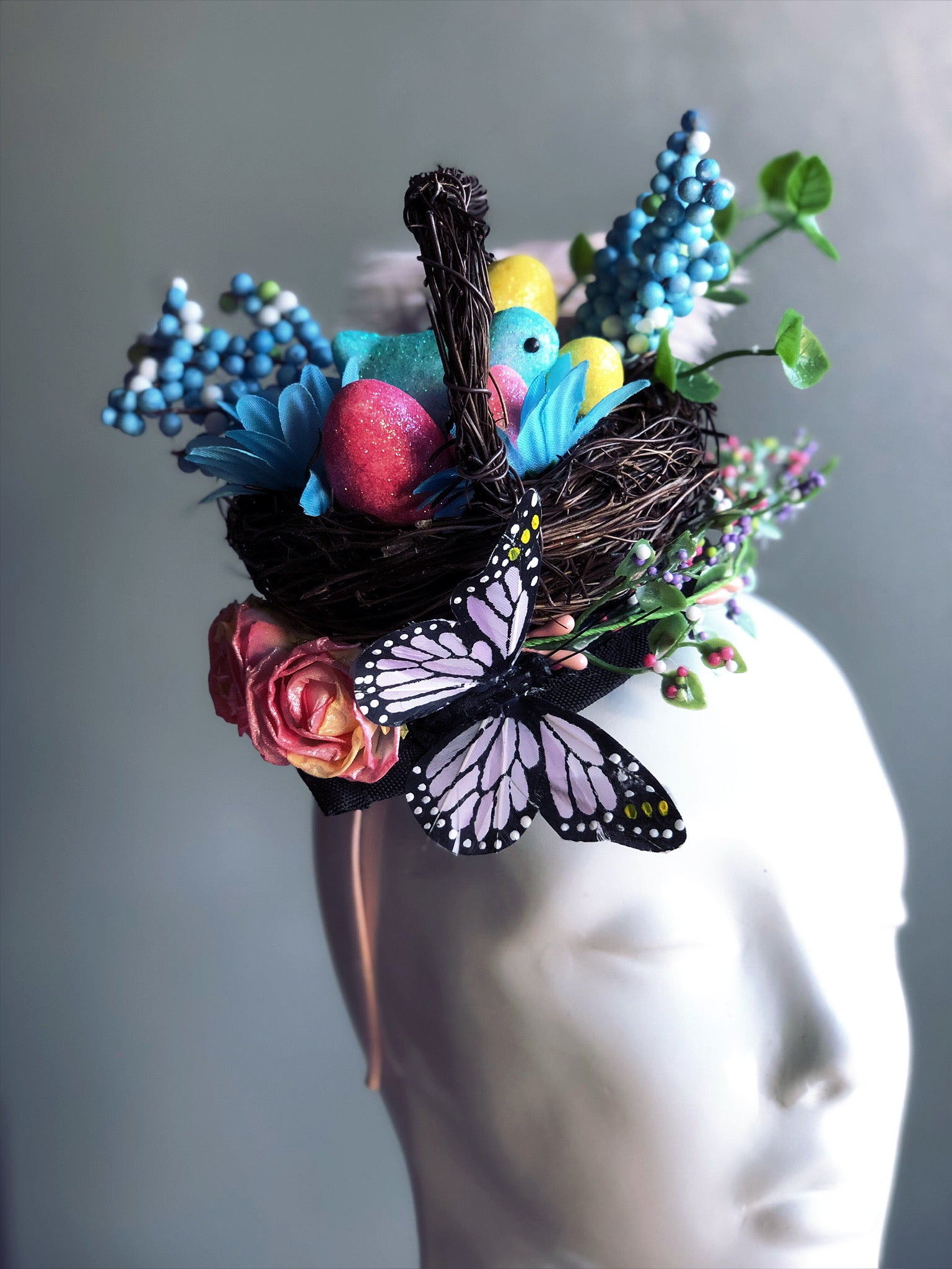 Easter Fascinator - The basket Nest