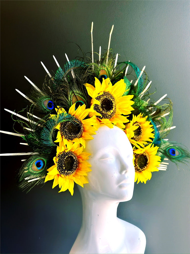 Solstice Sunflower Bloom - Headdress