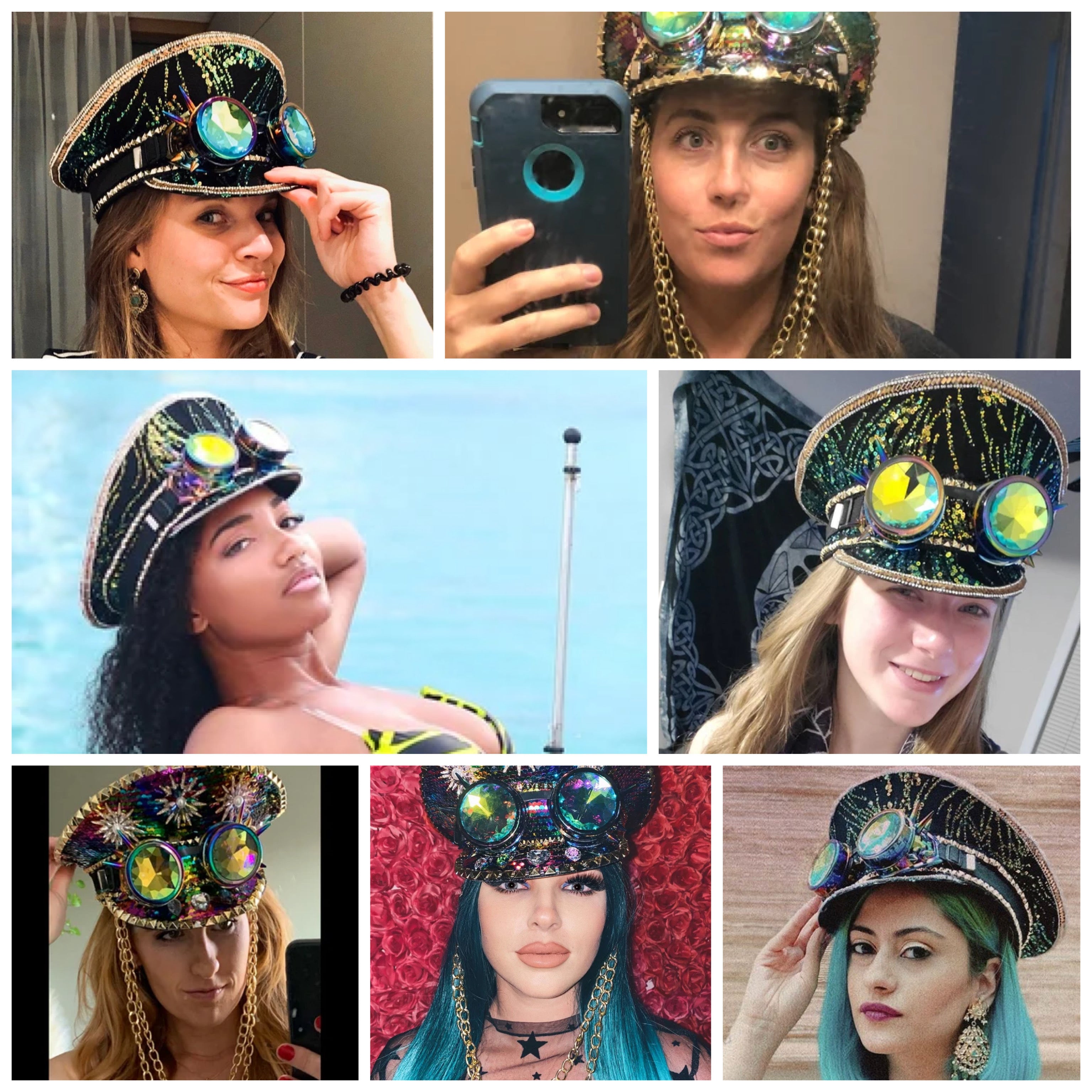 Purple Captain Hat