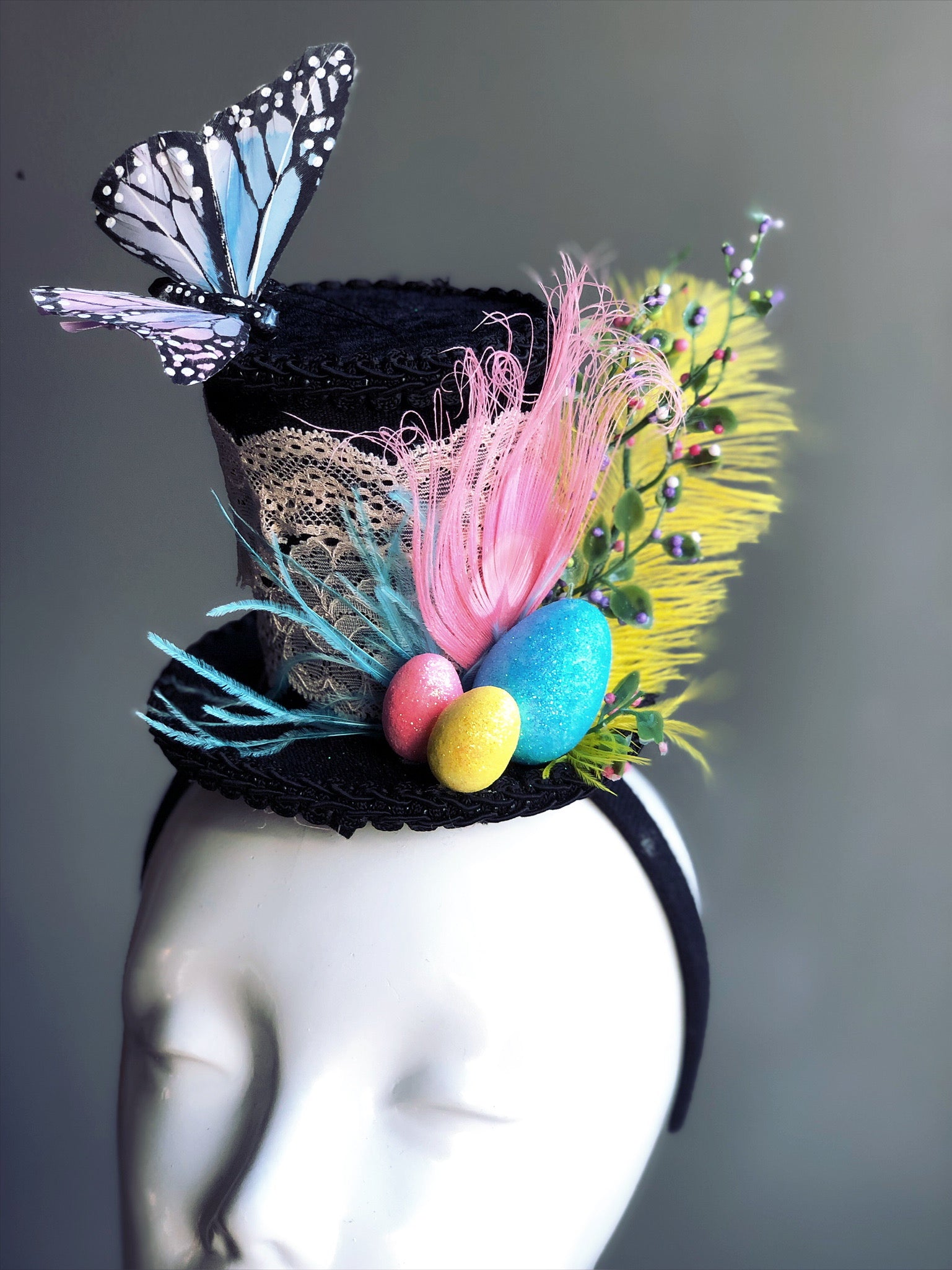 Easter Fascinator - Hoppy Heart