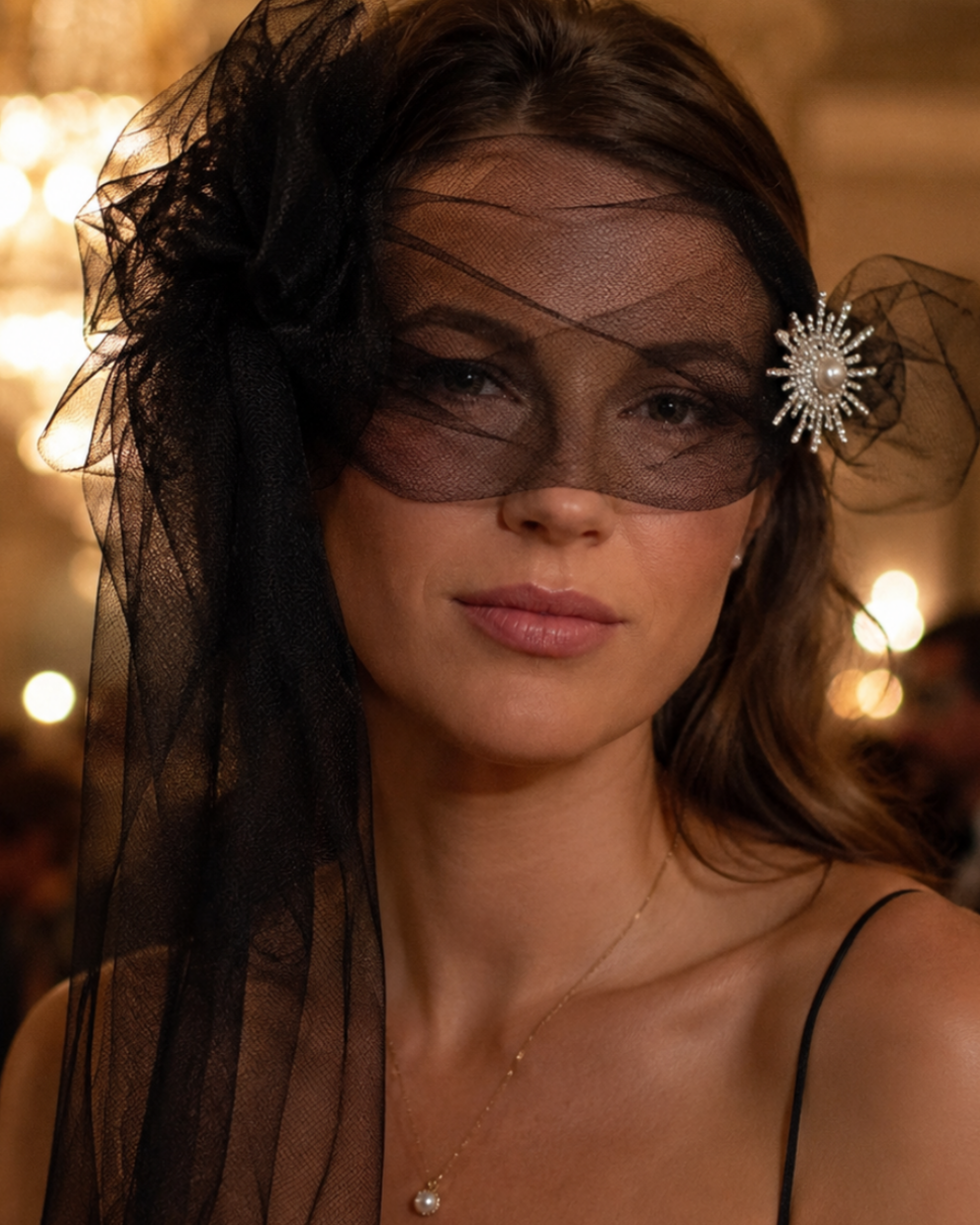 Noir Étoile Veil Mask