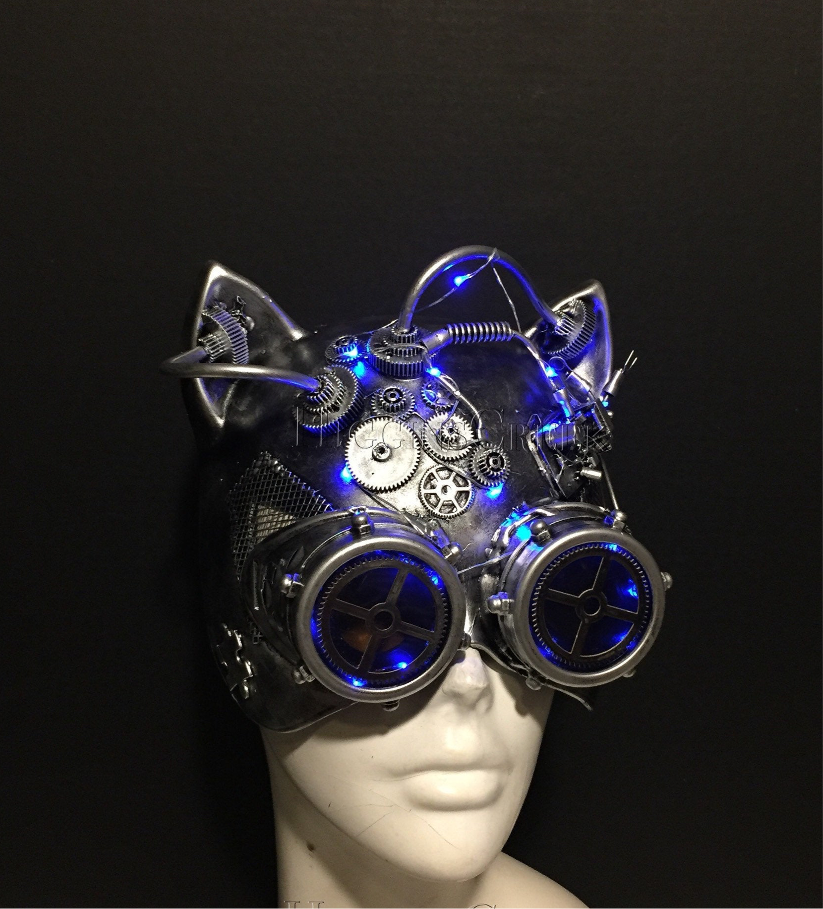 Steampunk Cat - LED Lights