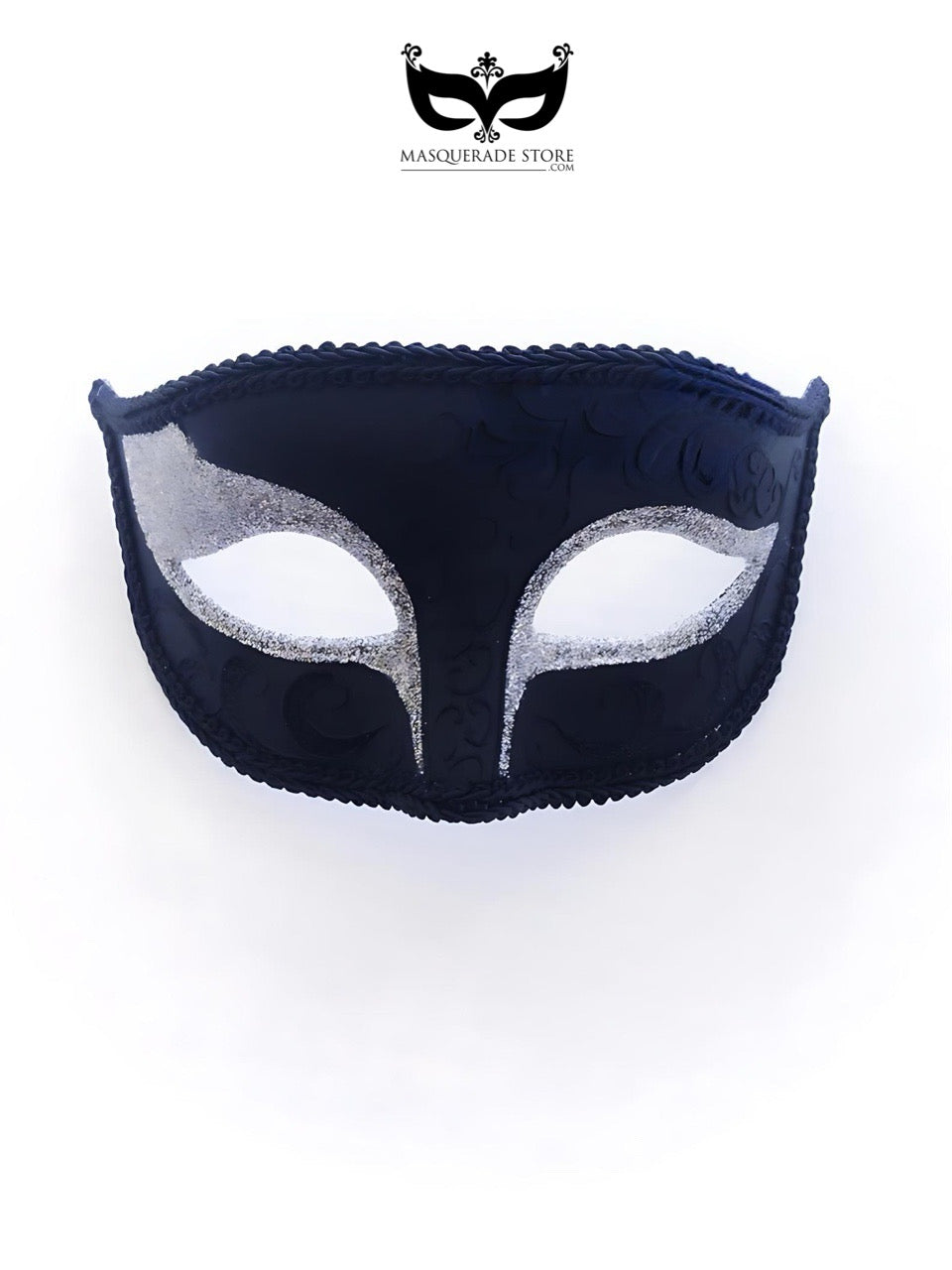 Glitter Eye Mask - Silver Glitter