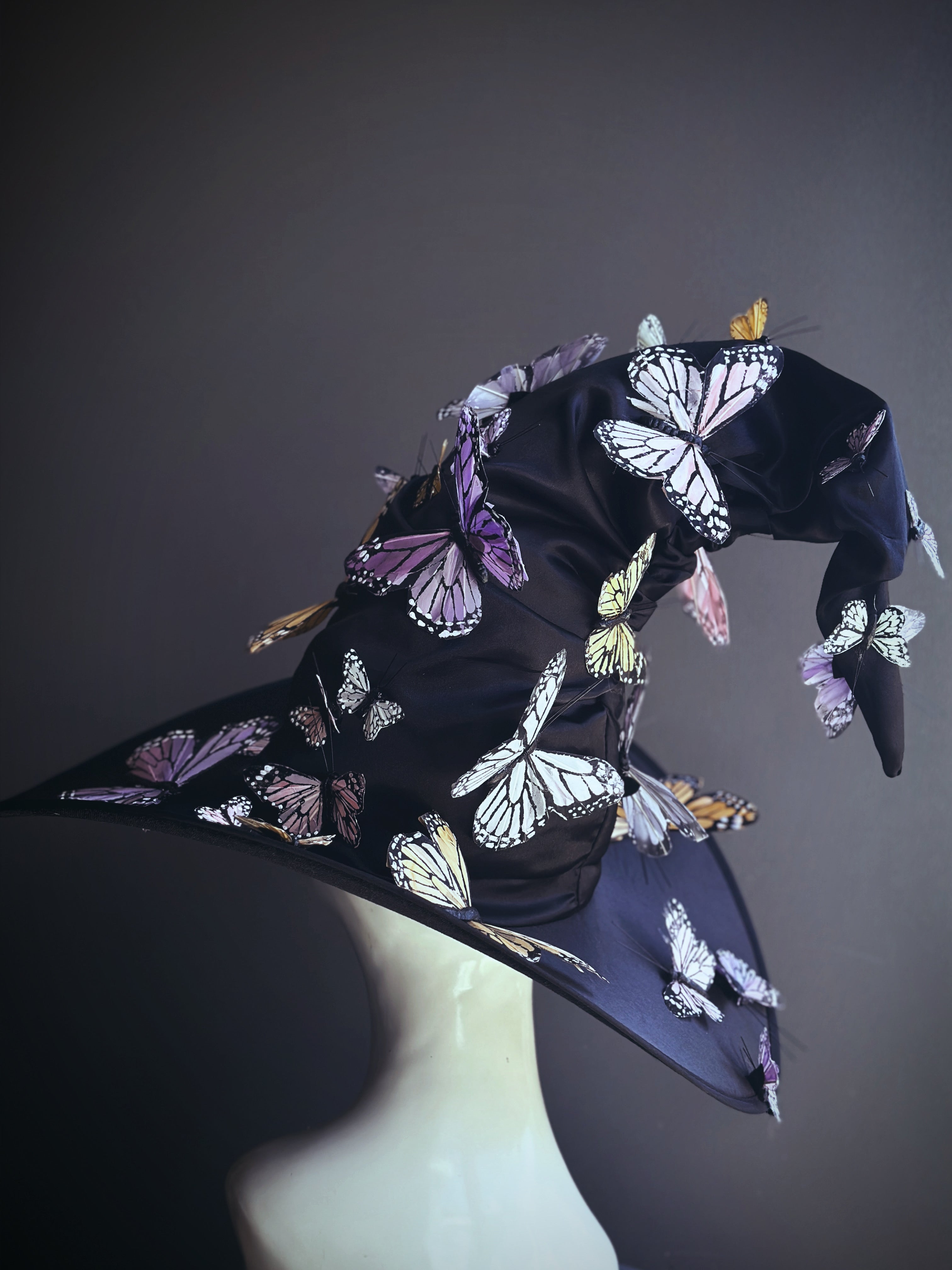 Signature Witch Hat - Pastel Butterflies