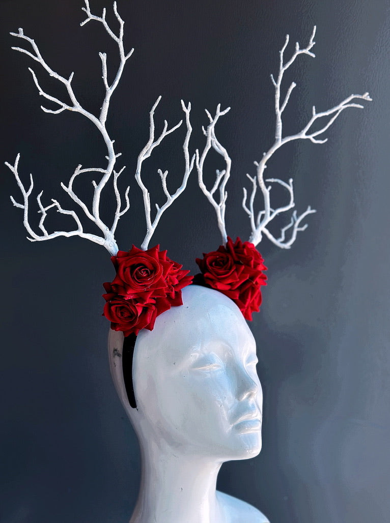 Woodland Headband - Crimson Fairy
