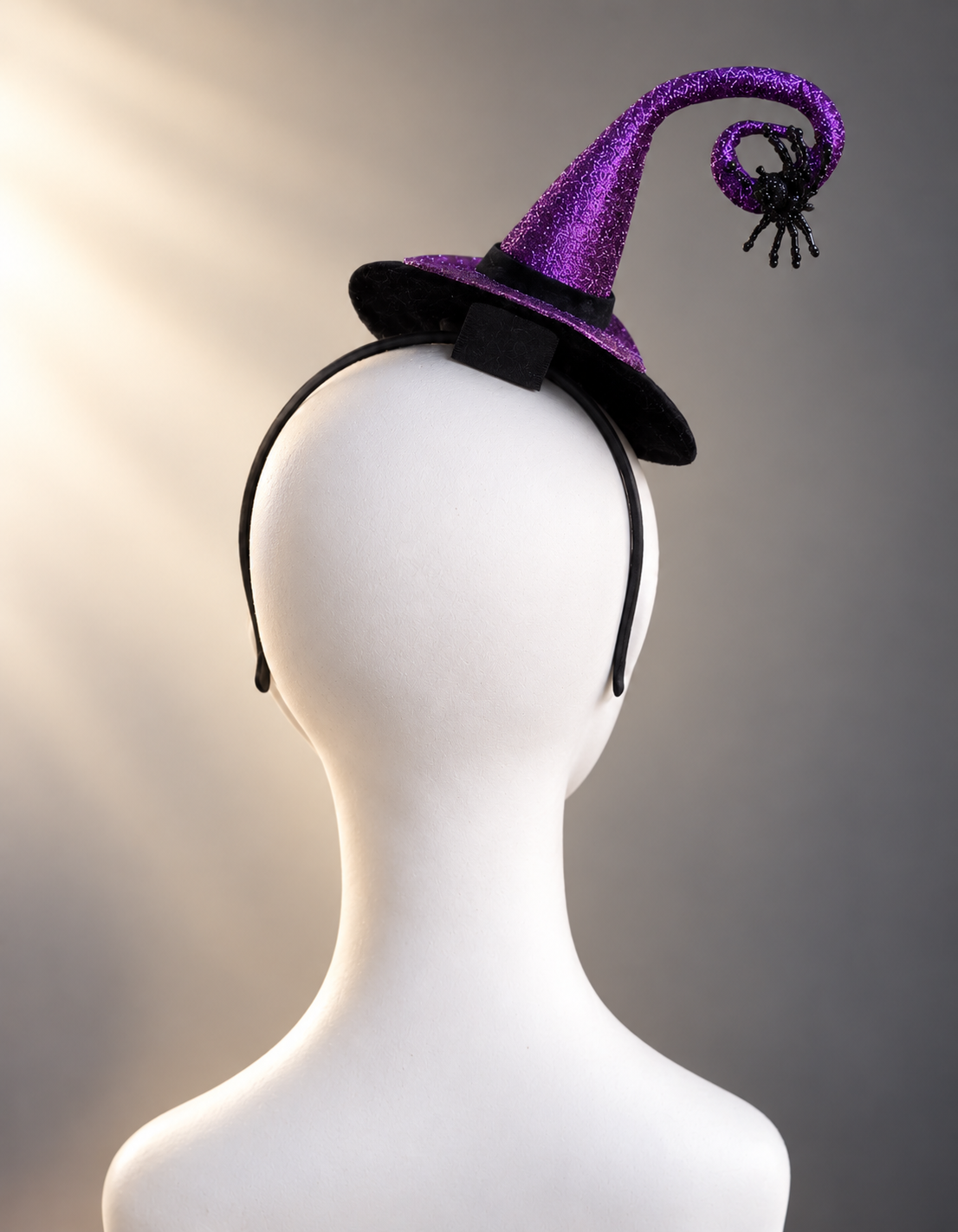 Purple Spellbound Witch Hat Fascinator
