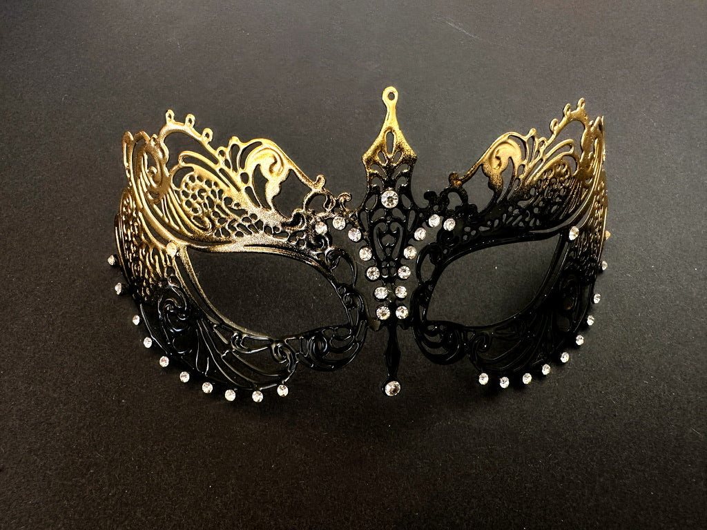 Dusktide Royals - Gold Ombre Couples Masks
