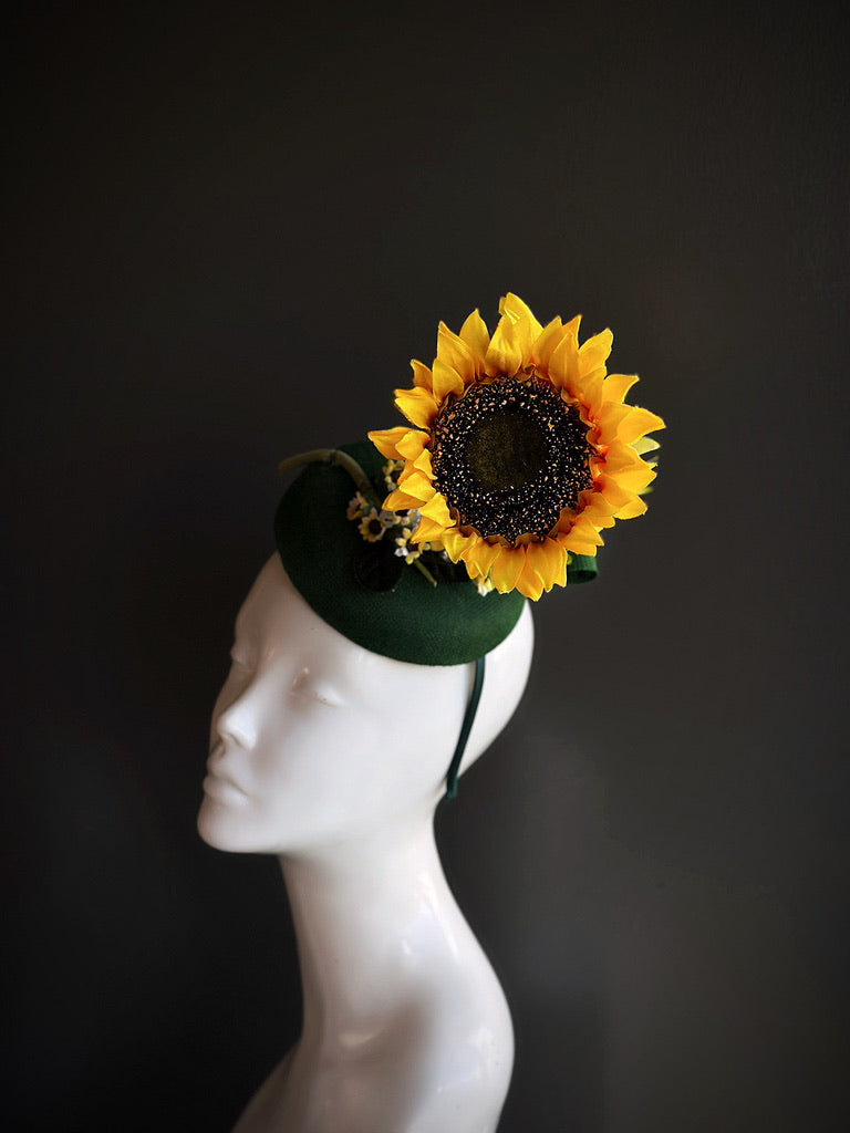 Sunflower Bloom Fascinator