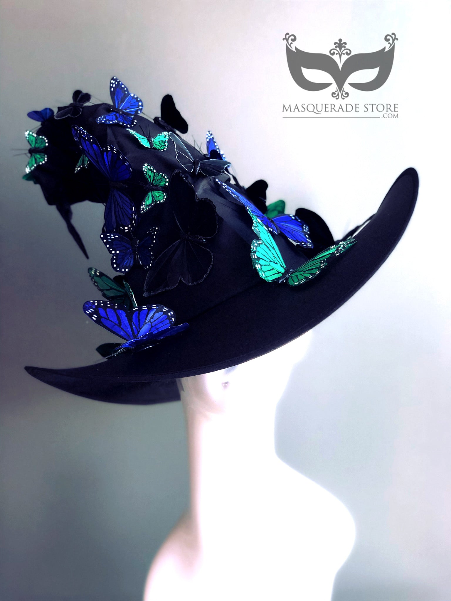 Signature Witch Hat - Blue and Green