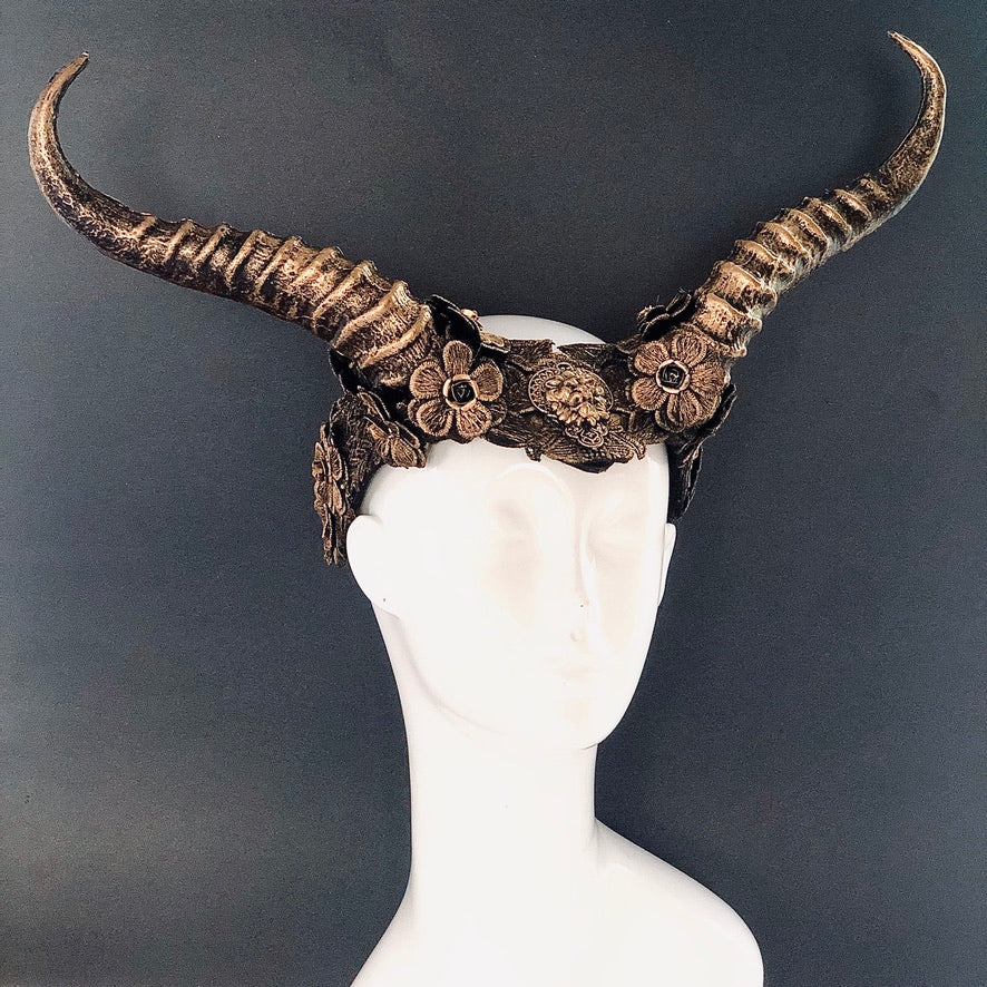 Long Horn Headdress - All Colors!