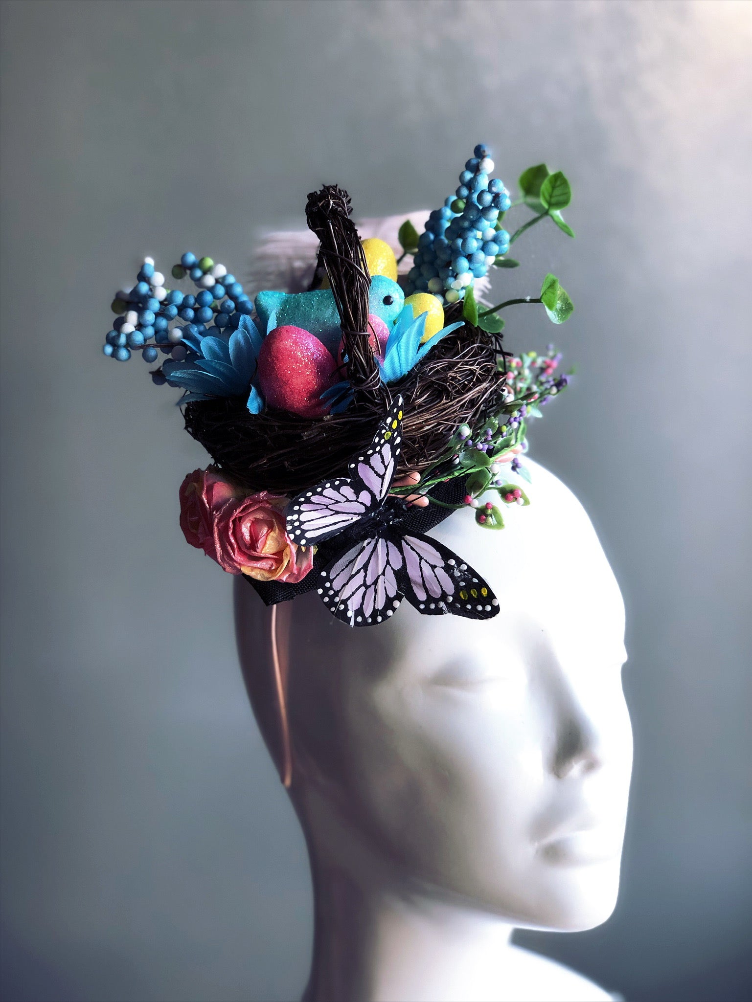 Easter Fascinator - The basket Nest