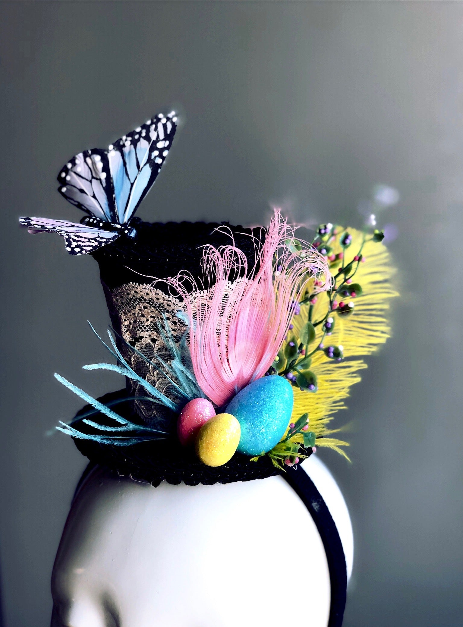 Easter Fascinator - Hoppy Heart