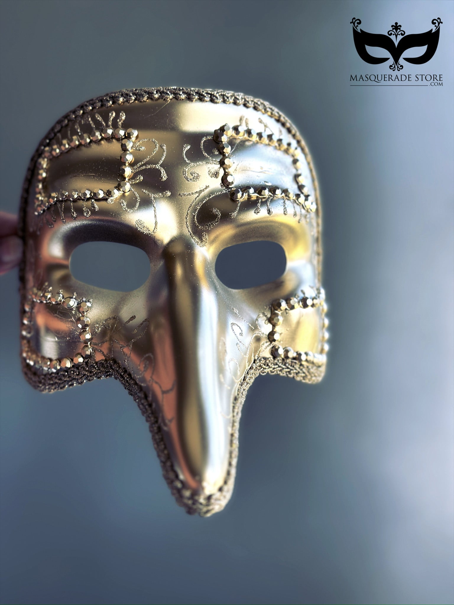 Golden Plague Wings - Mens Gold Plague Mask