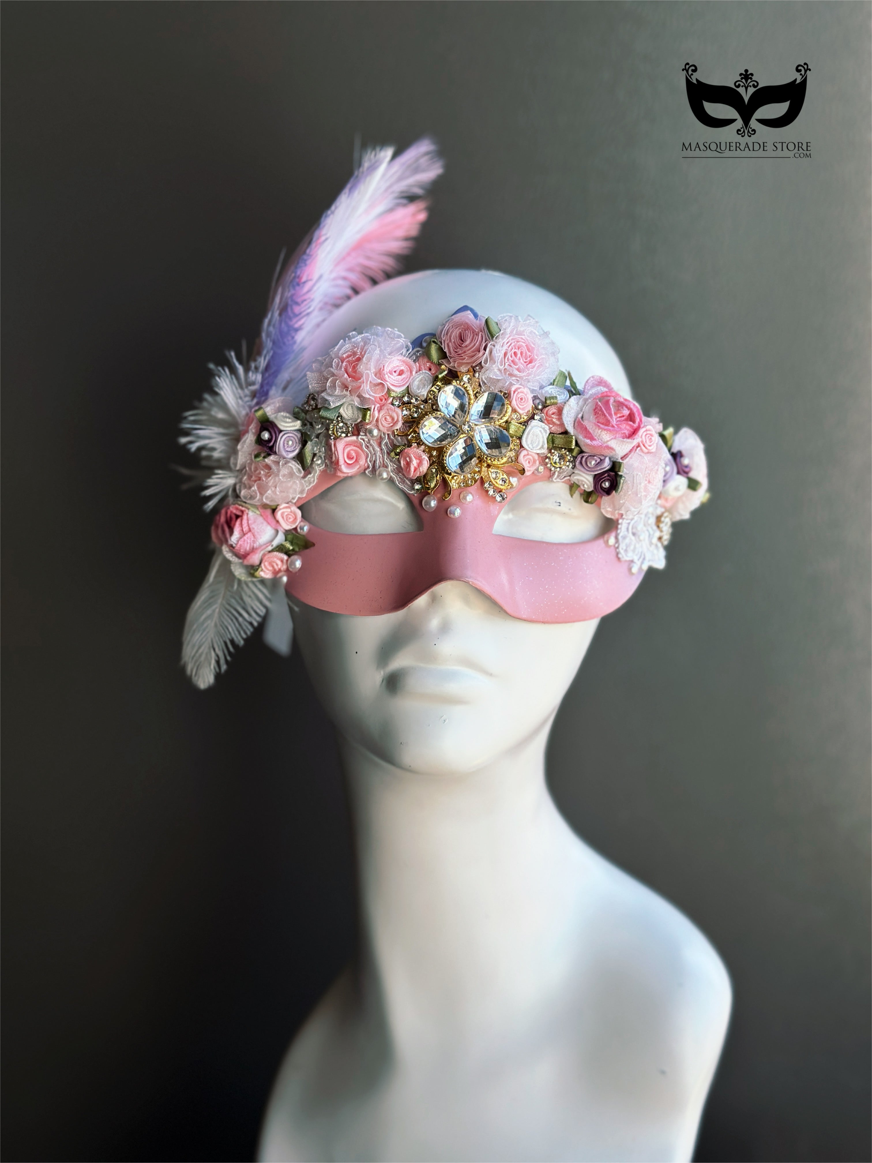 Blush Reina - Quinceañera Masquerade Mask