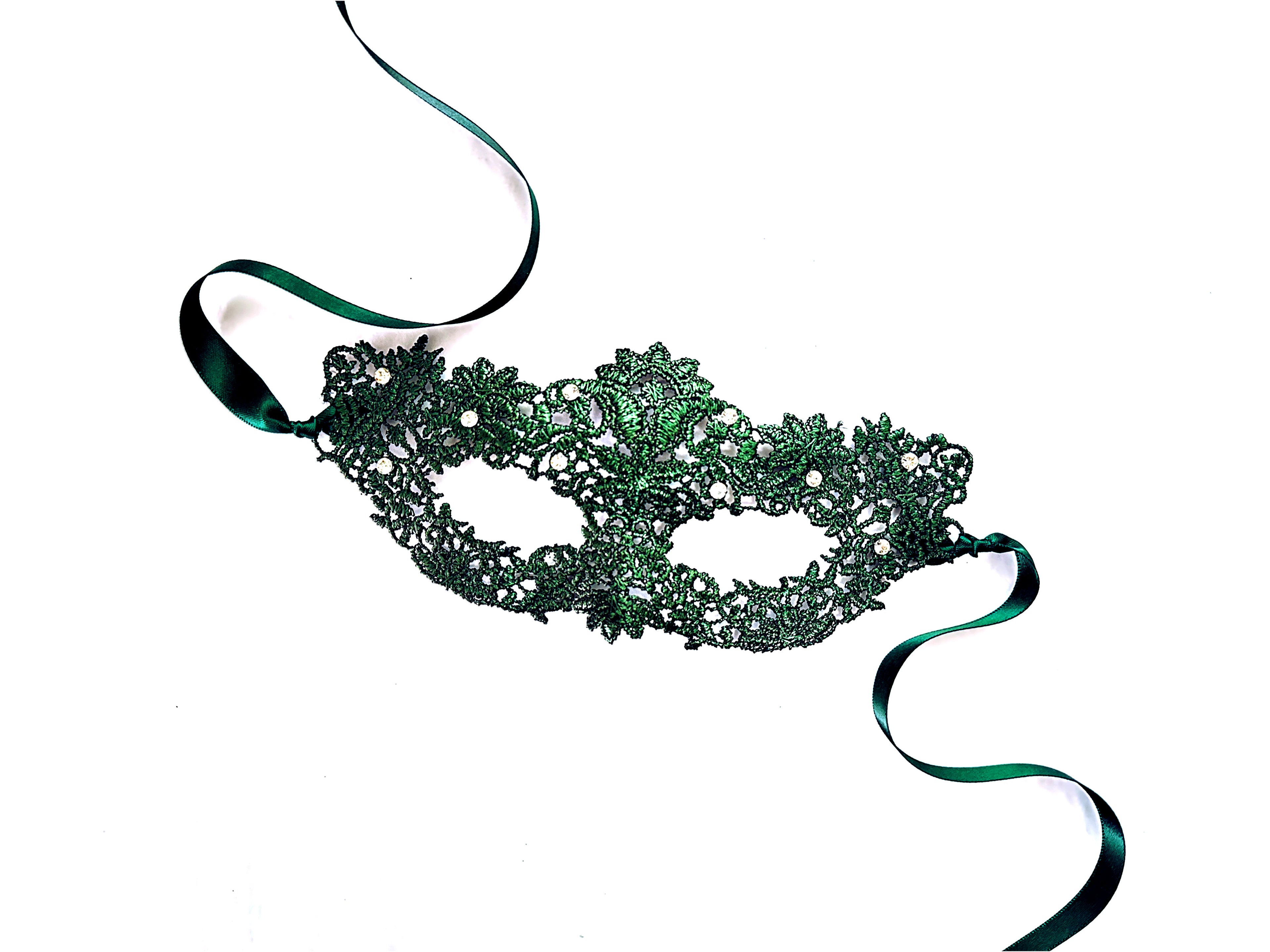 Diane Lace Mask – Green