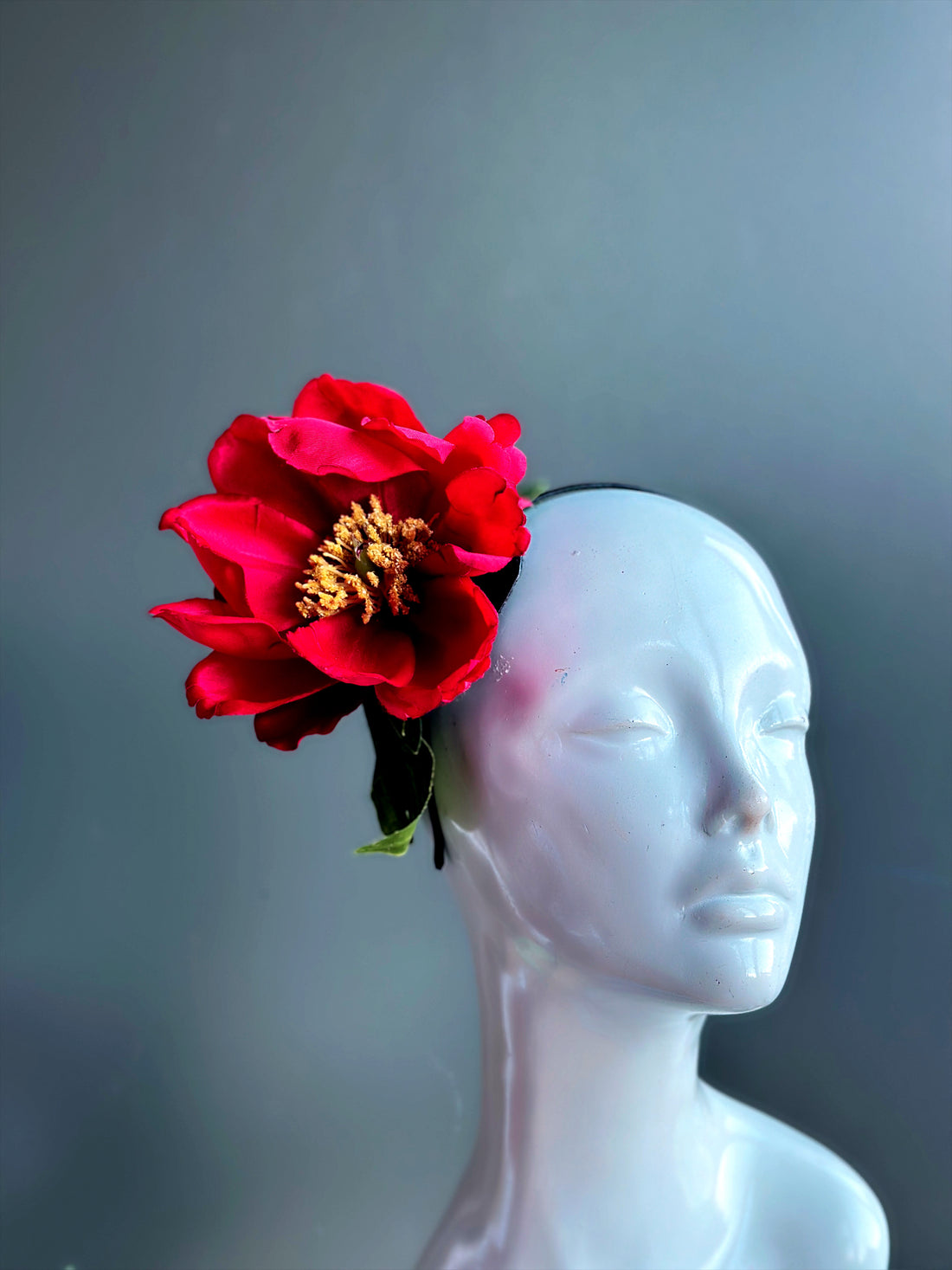 Red Flower Headpiece