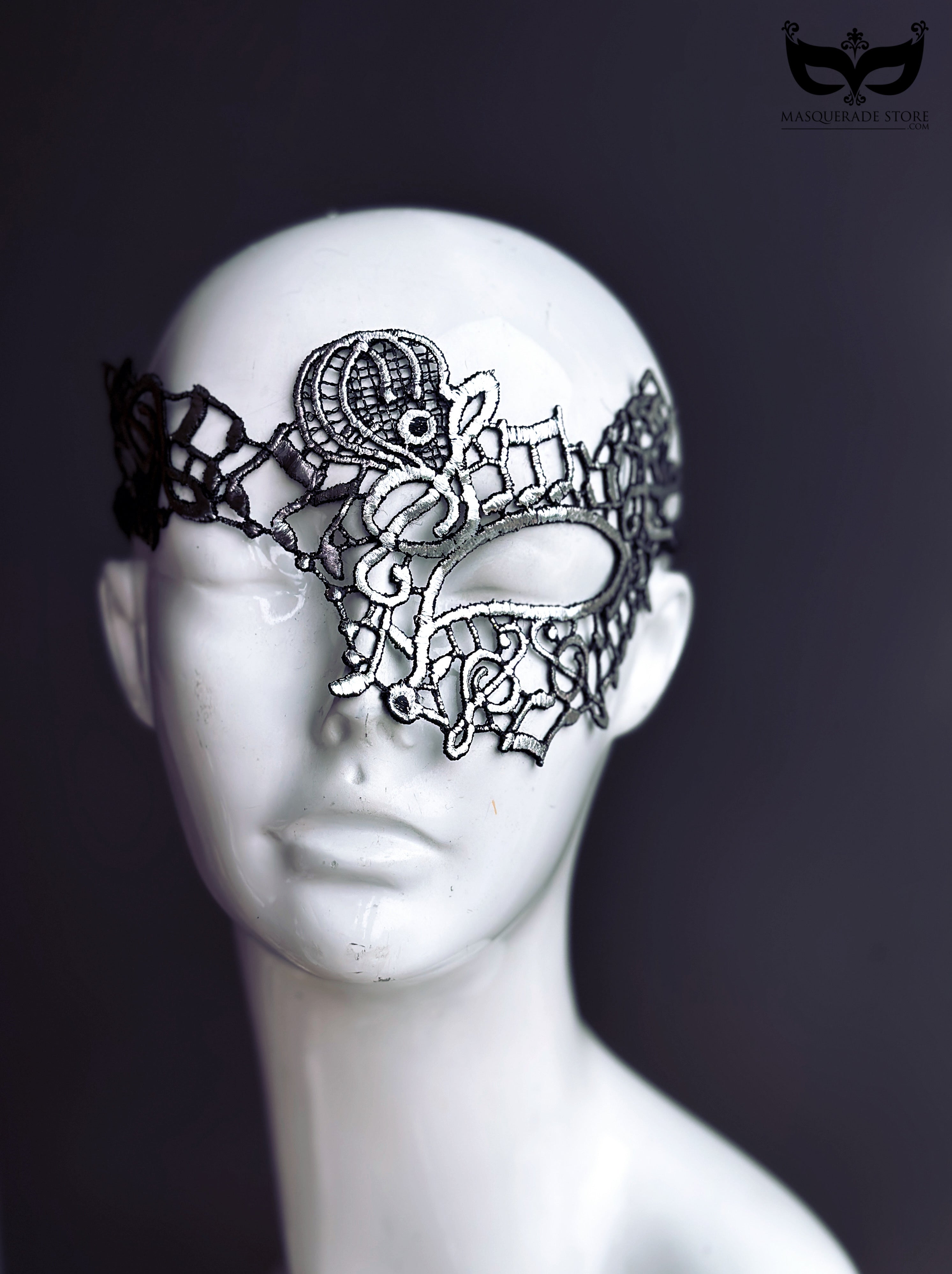 Phantom Mirage Mask - Black/Silver