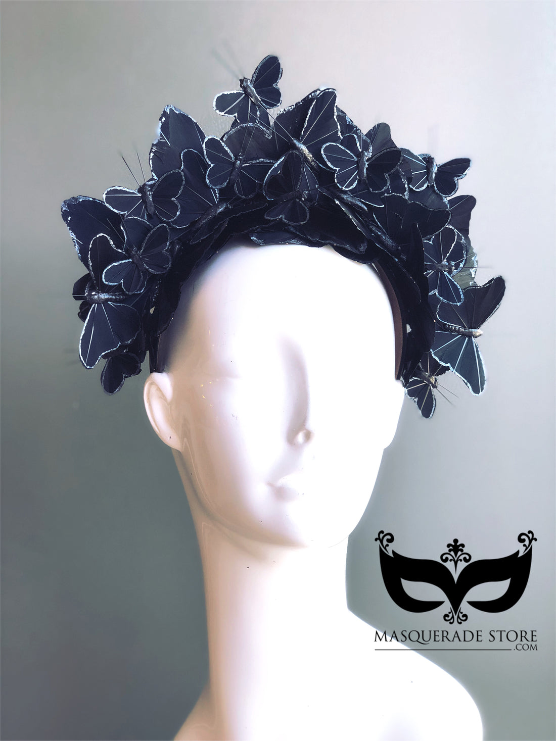 Women Butterfly Headband -Black
