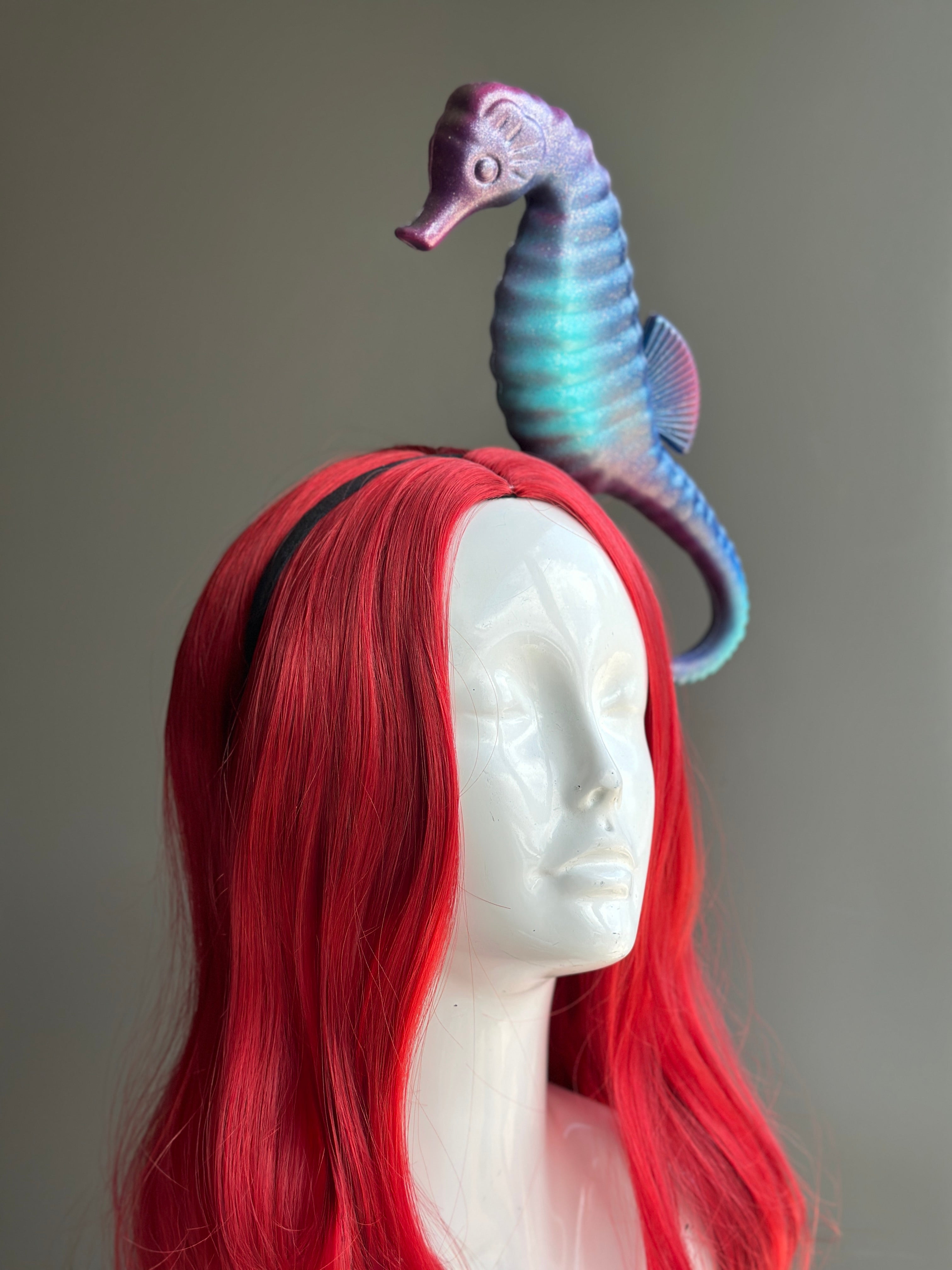Seahorse Fascinator - Mystical Tides
