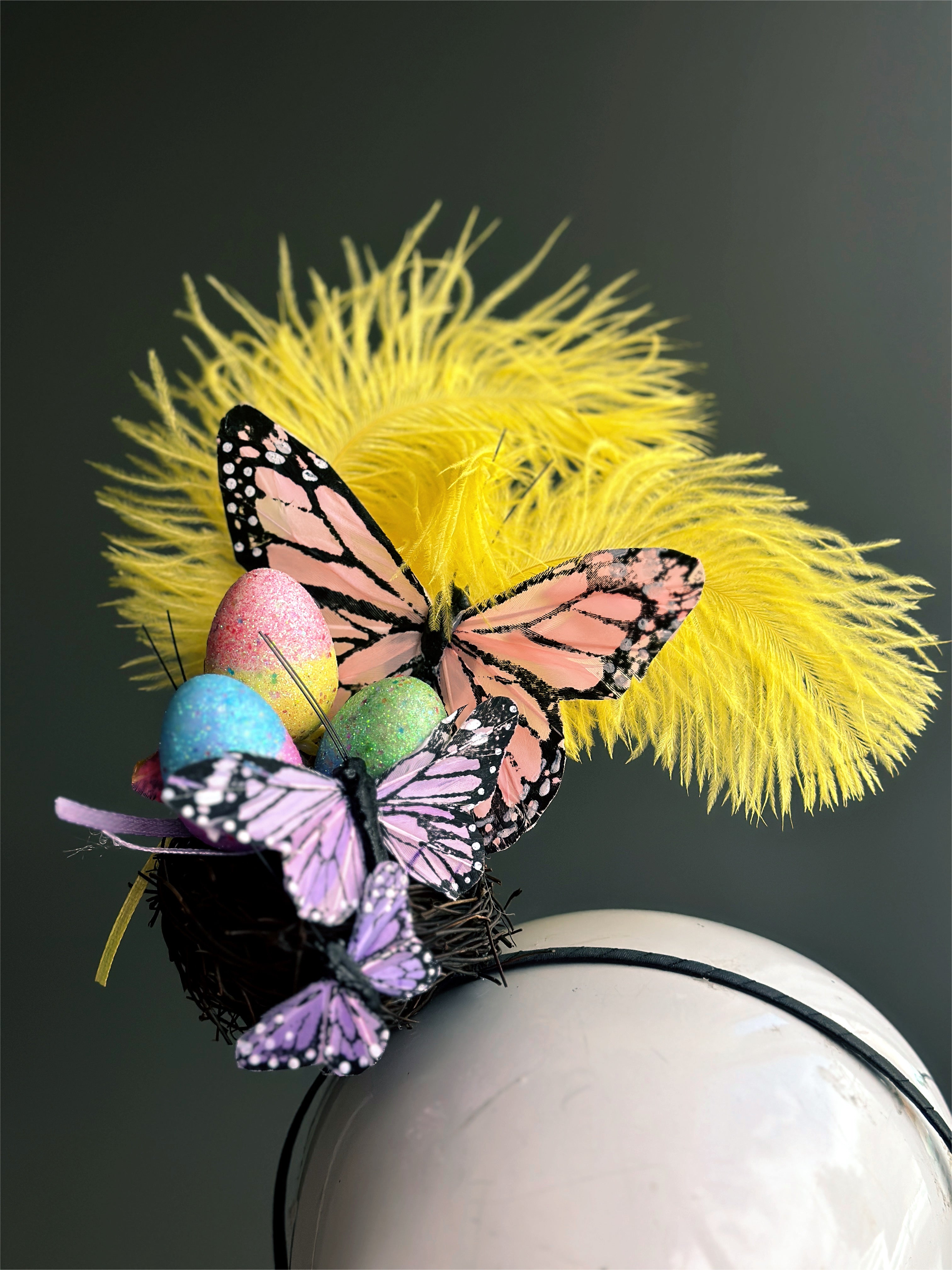 Easter Fascinator - Yellow Breeze