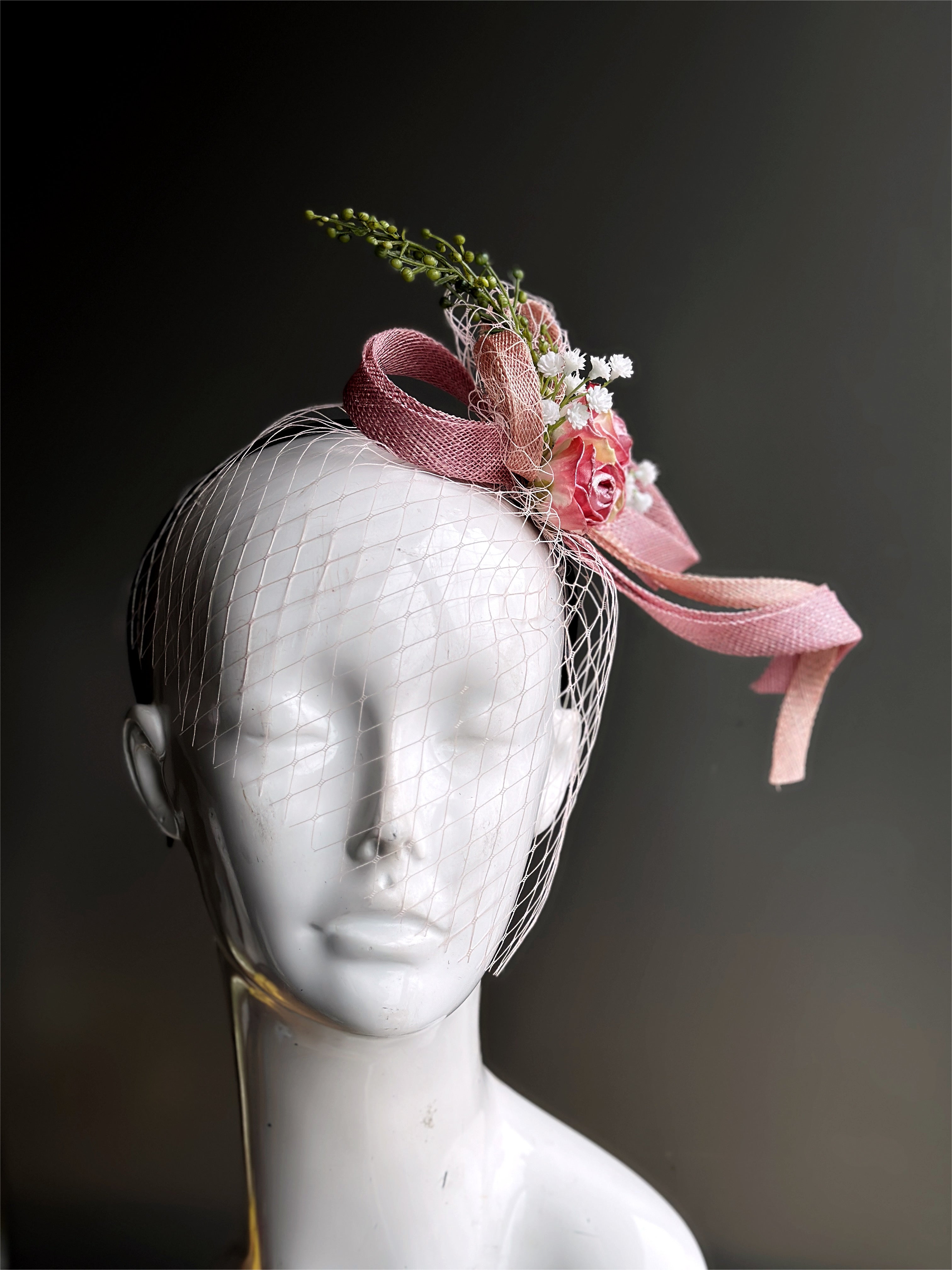 Lovely Floral Headpiece - Pink