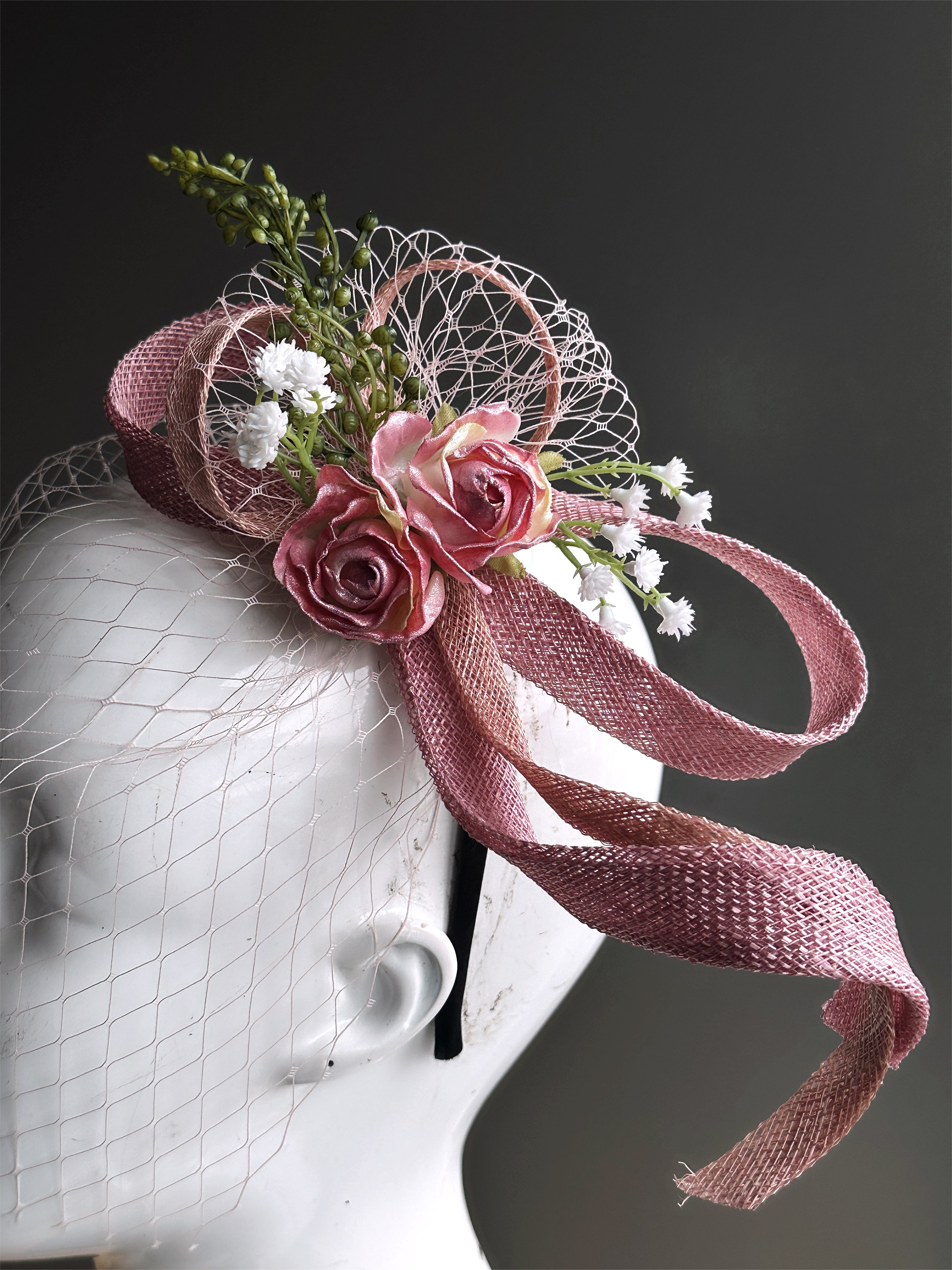 Lovely Floral Headpiece - Pink